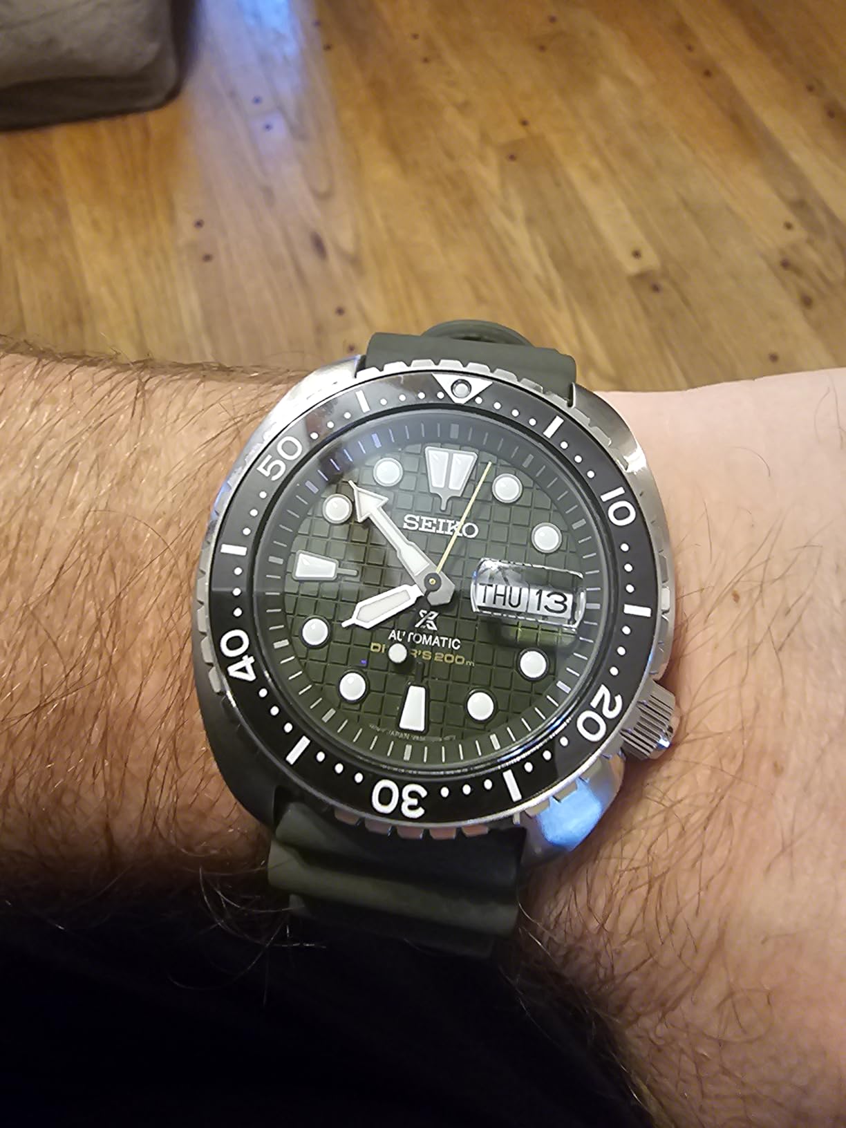 SEIKO Automatic Watch for Men - Prospex Automatic Diver - Rotating Bezel, 200m Water-Resistant - Customer Photo 3