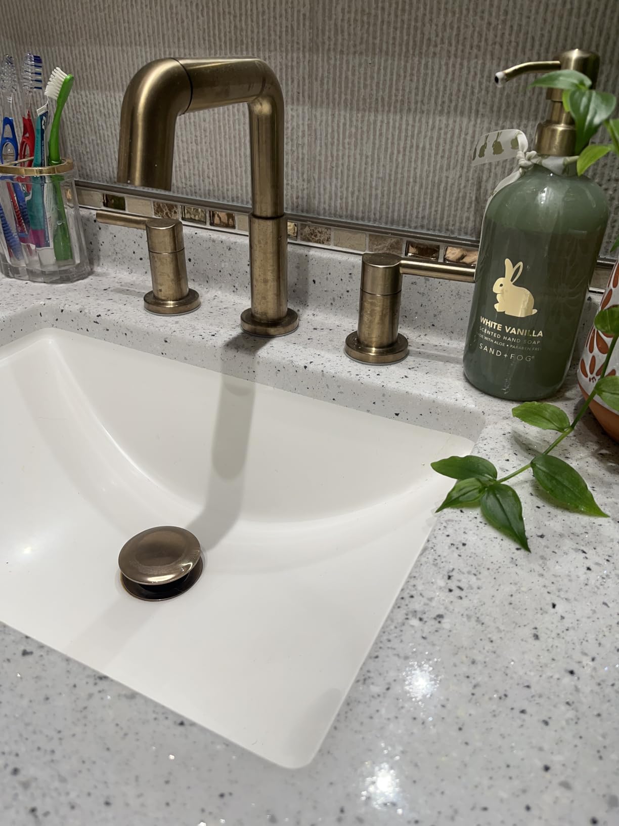 Delta Nicoli Chrome Faucet 3 Hole, 8 Inch Widespread Bathroom Sink Faucet for Vanity, Push-Pop Drain Assembly, Chrome 35849LF - Customer Photo 2