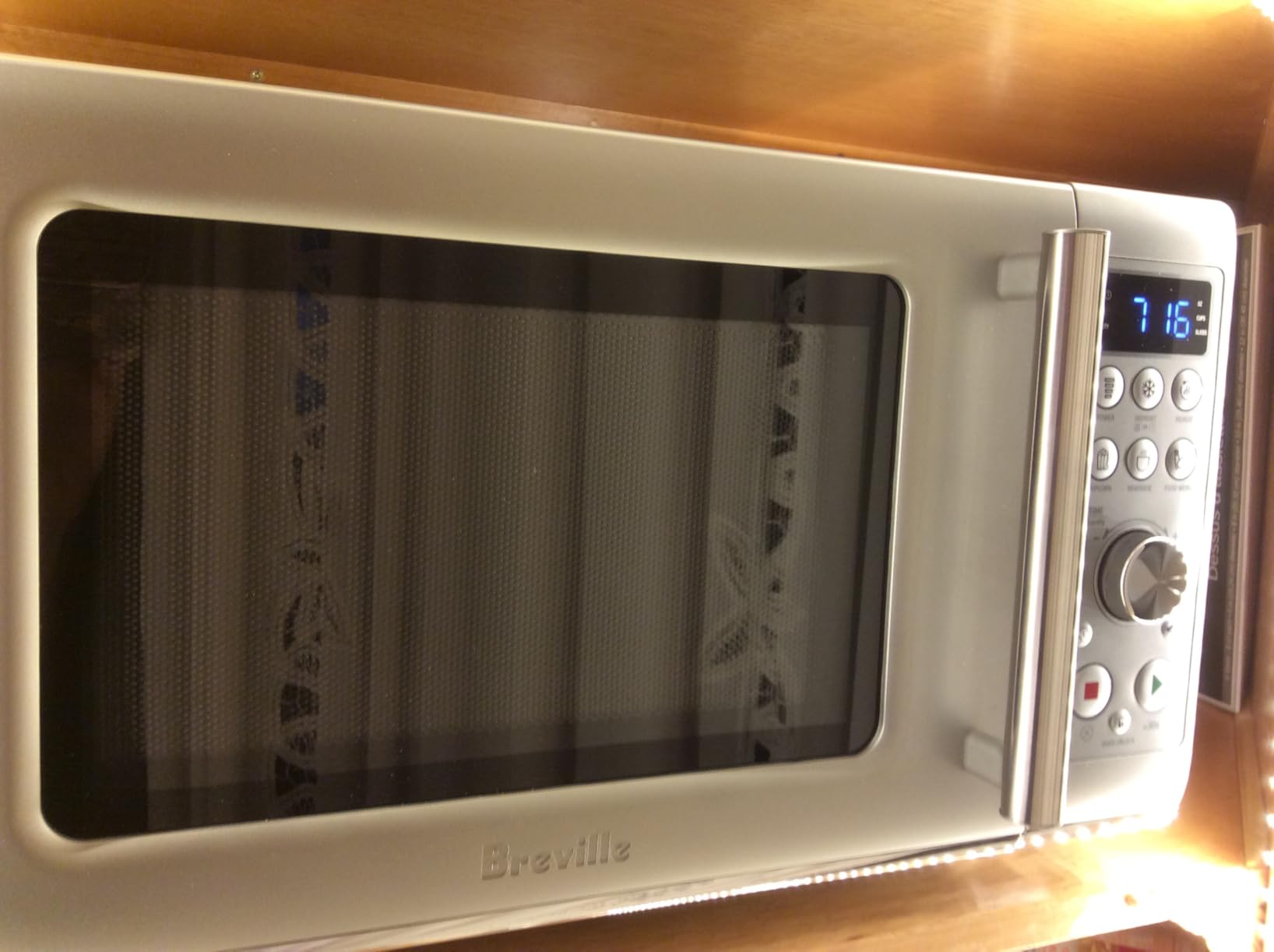 Breville BMO650SIL Compact Wave Soft Close Countertop Microwave Oven, Silver - Customer Photo 1
