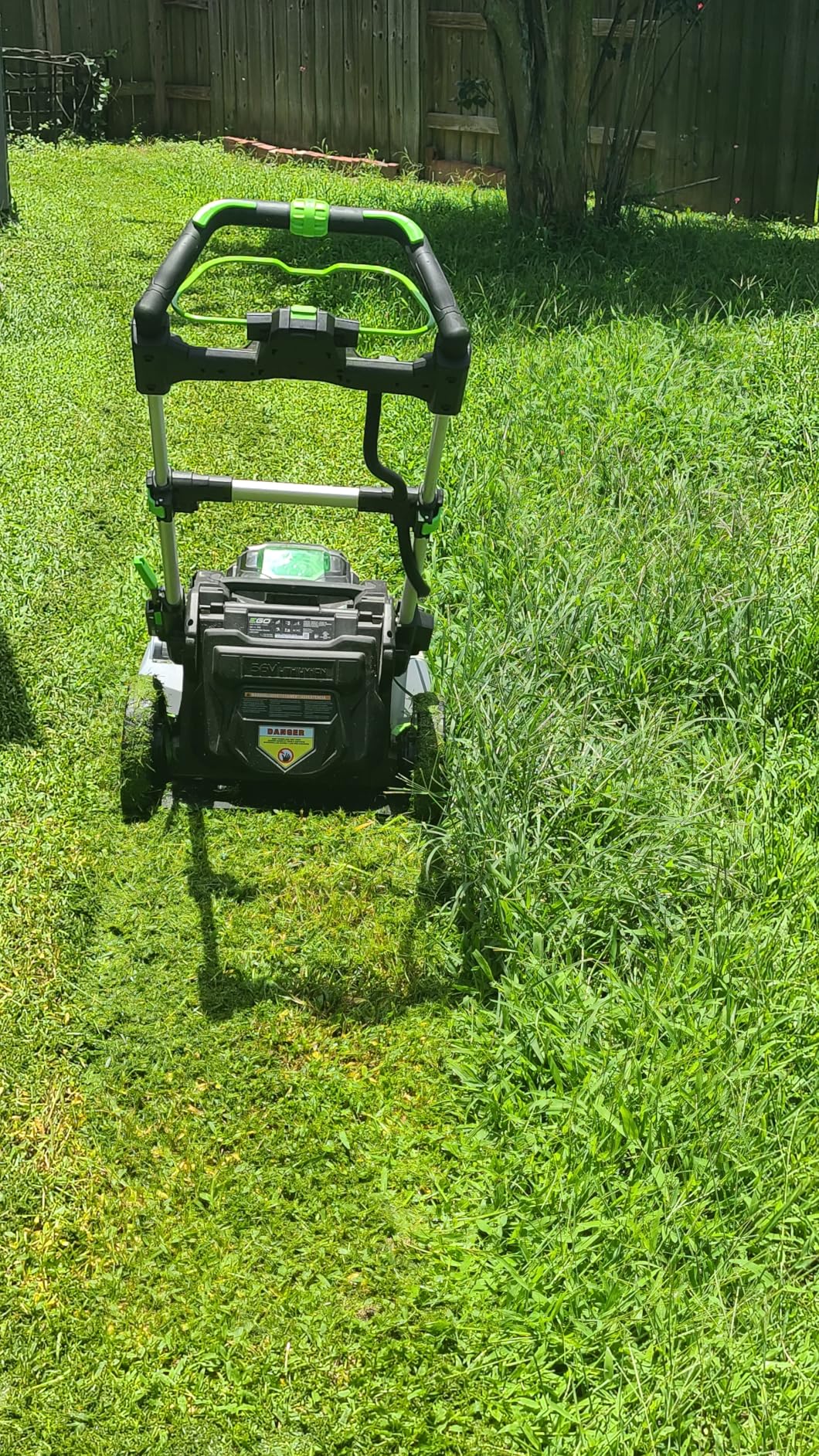 EGO Power+ Electric Lawn Mower, Self-Propelled Cordless with Select Cut and Touch Drive, Includes 56V 7.5Ah Battery and Rapid Charger - LM2135SP customer photo 1