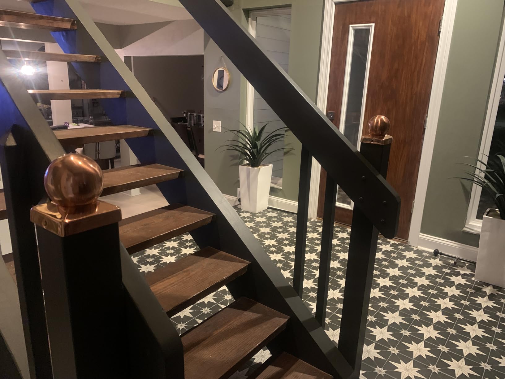 Solid Copper Ball Post Cap for 4x4 Wood Posts (3.5