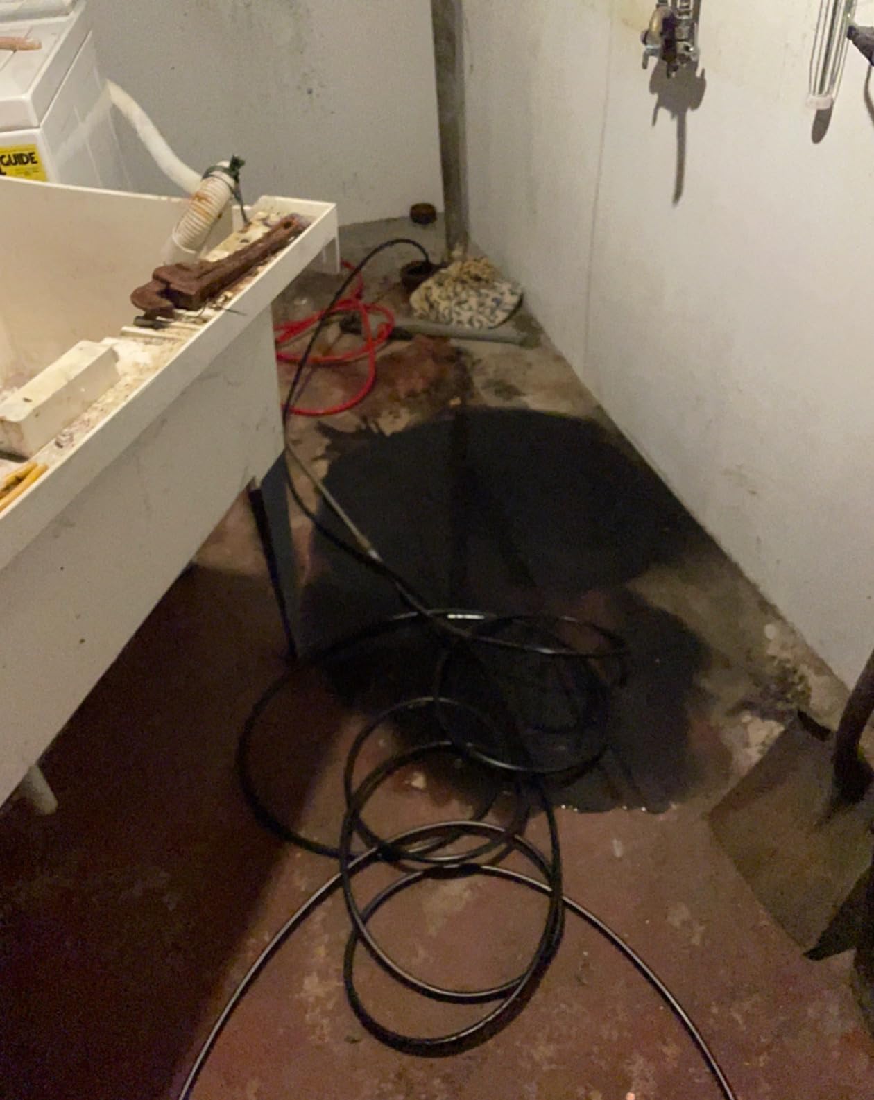 Sewer Jetter Kit 100FT for Pressure Washer, 5800PSI Drain Cleaner Hose 1/4 Inch NPT Corner Rotating and Button Nose Sewer Jetting Nozzle Spanner Waterproof Tape Pearl Corsage Pin - Customer Photo 1