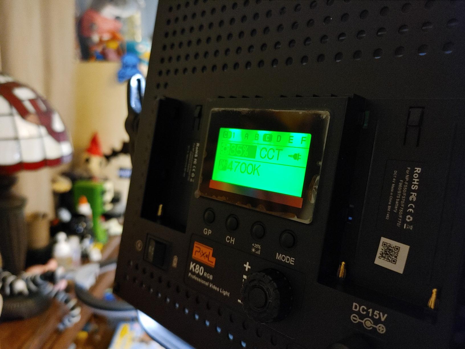 Pixel K80 Photography Lighting with APP Control, 2600K-10000K CRI 97+ RGB Led Video Light Panel, 9 Applicable Scenes Lighting for Studio/Gaming/Streaming/YouTube/Videography/Film/Video Recording - Customer Photo 2