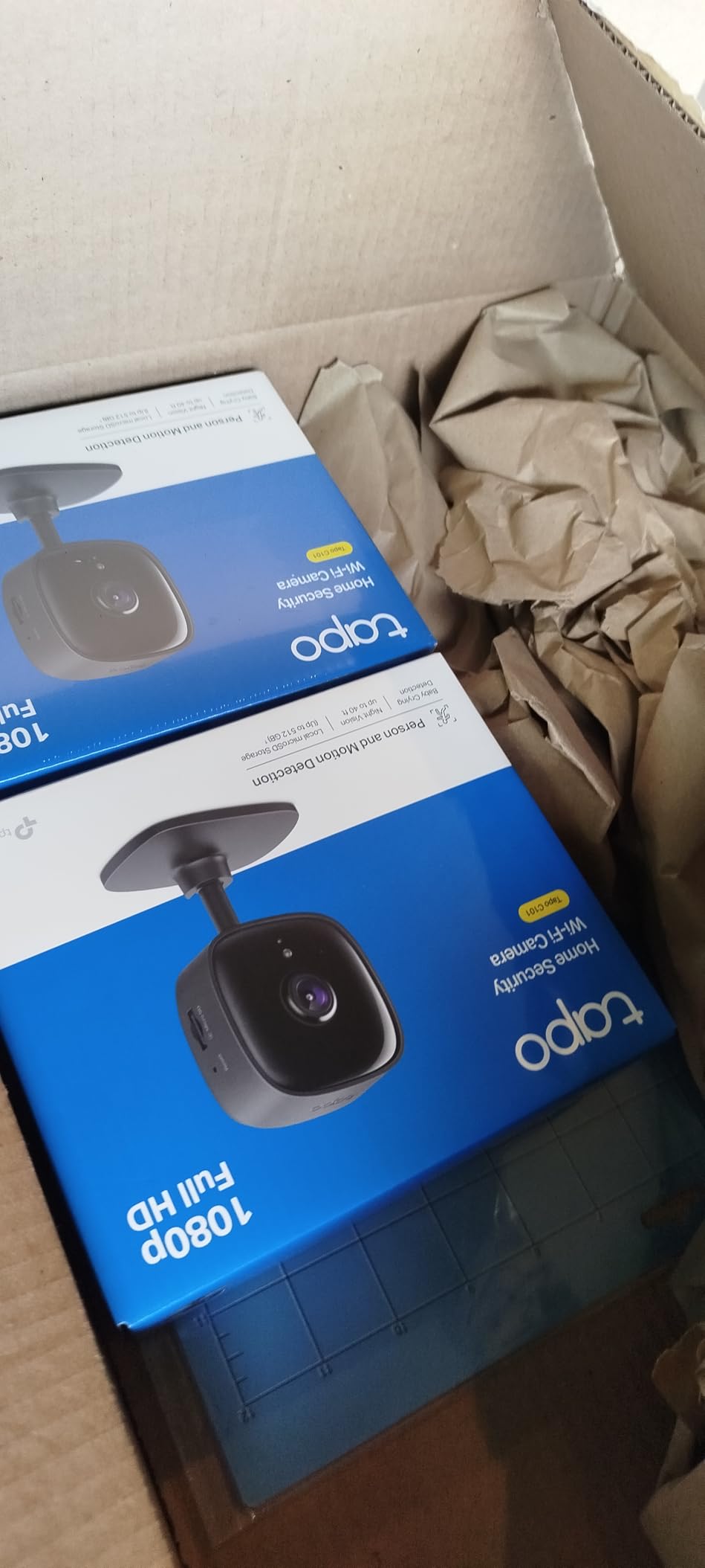 TP-Link Tapo 1080P Indoor Security Camera for Baby Monitor, Dog Camera w/Motion Detection, 2-Way Audio Siren, Night Vision, Cloud & SD Card Storage, Works w/Alexa & Google Home (Tapo C100) - Customer Photo 2