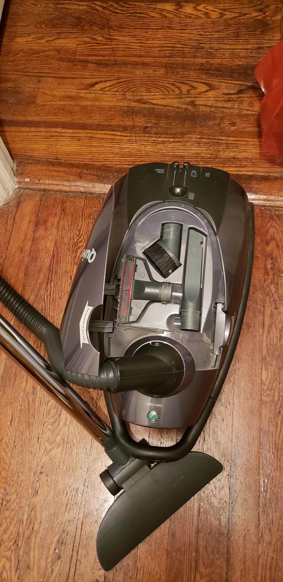 Eureka 3670M Canister Cleaner, Lightweight Powerful Vacuum for Carpets and Hard floors, w/ 5bags,Yellow - Customer Photo 1