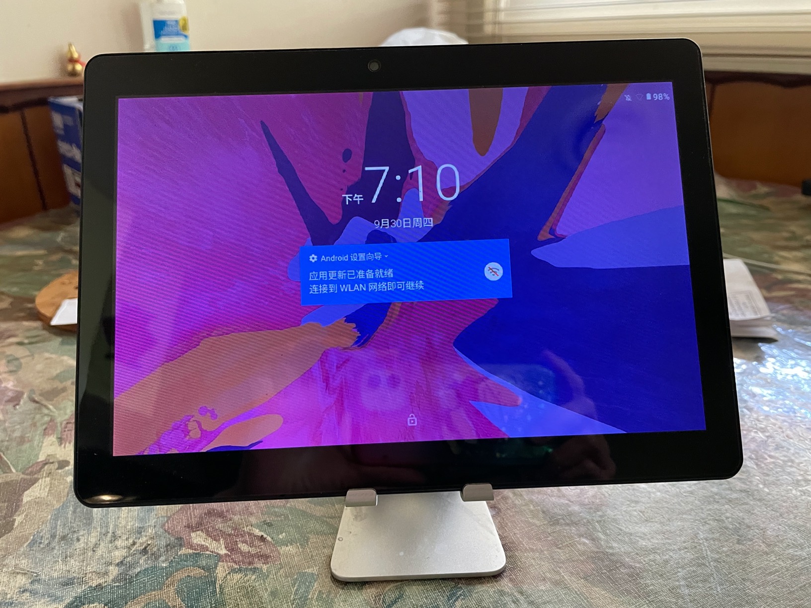 PRITOM Android Tablet 10 inch, M10, 64GB Android Tablet, 10.1 inch IPS HD Touchscreen, GPS, FM, Quad-Core Processor, Dual Camera, Wi-Fi - Customer Photo 1