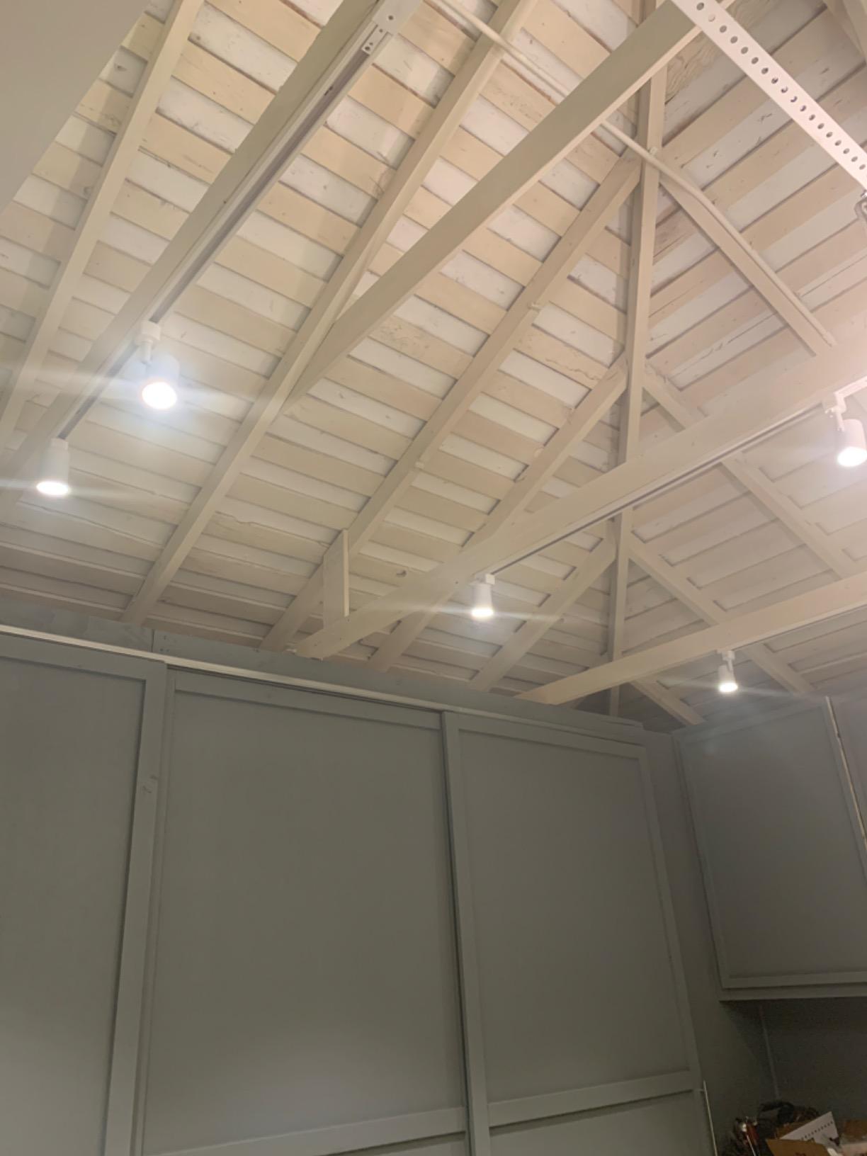 mirrea 12 Pack LED Track Lighting Heads Compatible with Single Circuit H Type Rail Ceiling Spotlight for Accent Task Wall Art Exhibition Lighting 6.5W White Painted (3000K Warm White) customer photo 2