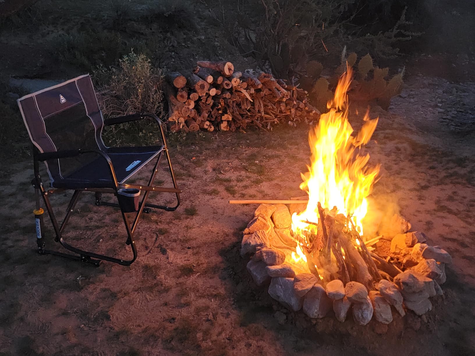 GCI Outdoor Freestyle Rocker Outdoor Rocking Chair with Beverage Holder - Customer Photo 1