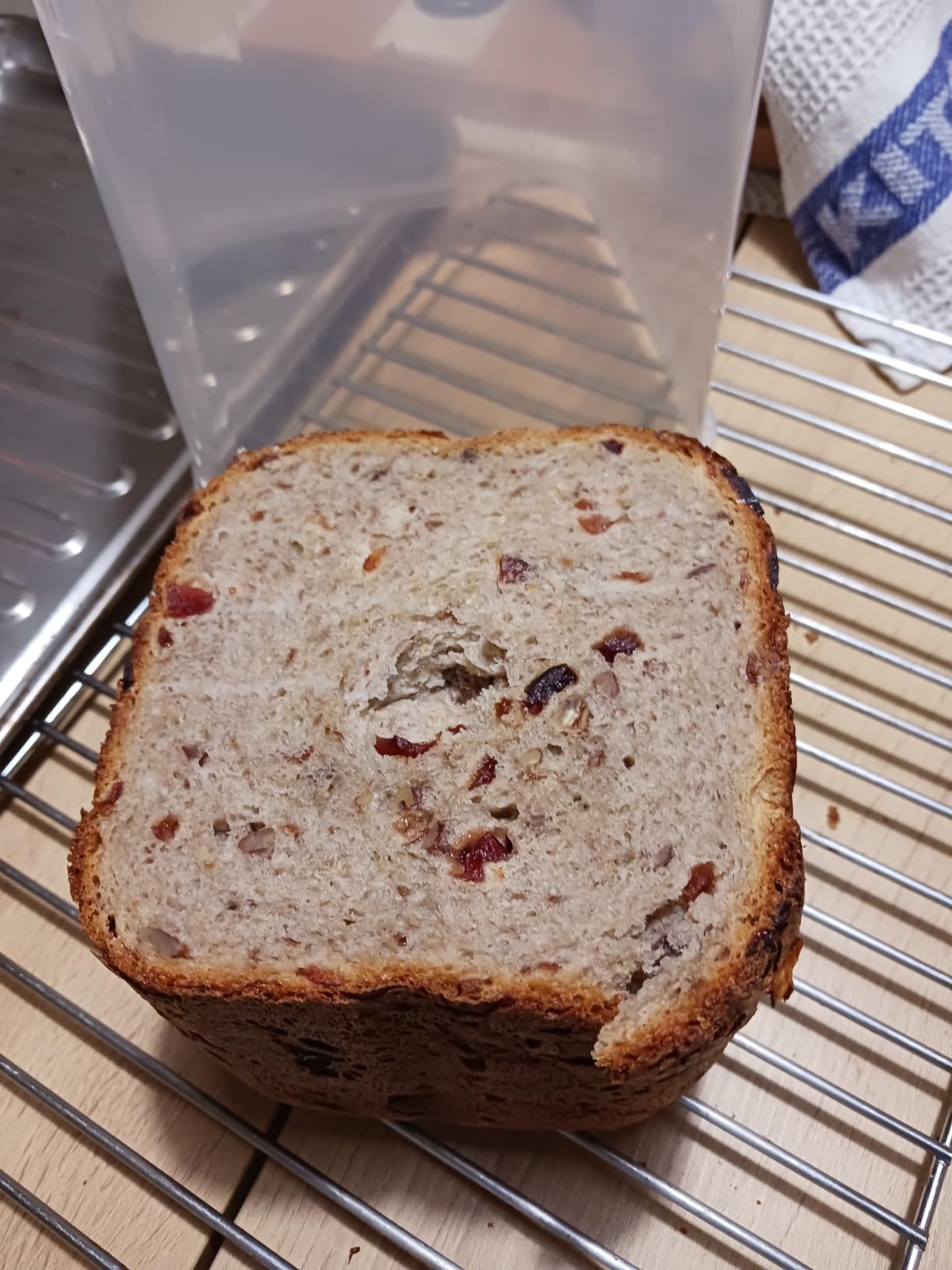 KITCHENARM 29-in-1 SMART Bread Machine with Gluten Free Setting 2LB 1.5LB 1LB Bread Maker Machine with Homemade Cycle - Stainless Steel Breadmaker with Recipes Whole Wheat Bread Making Machine - Customer Photo 2