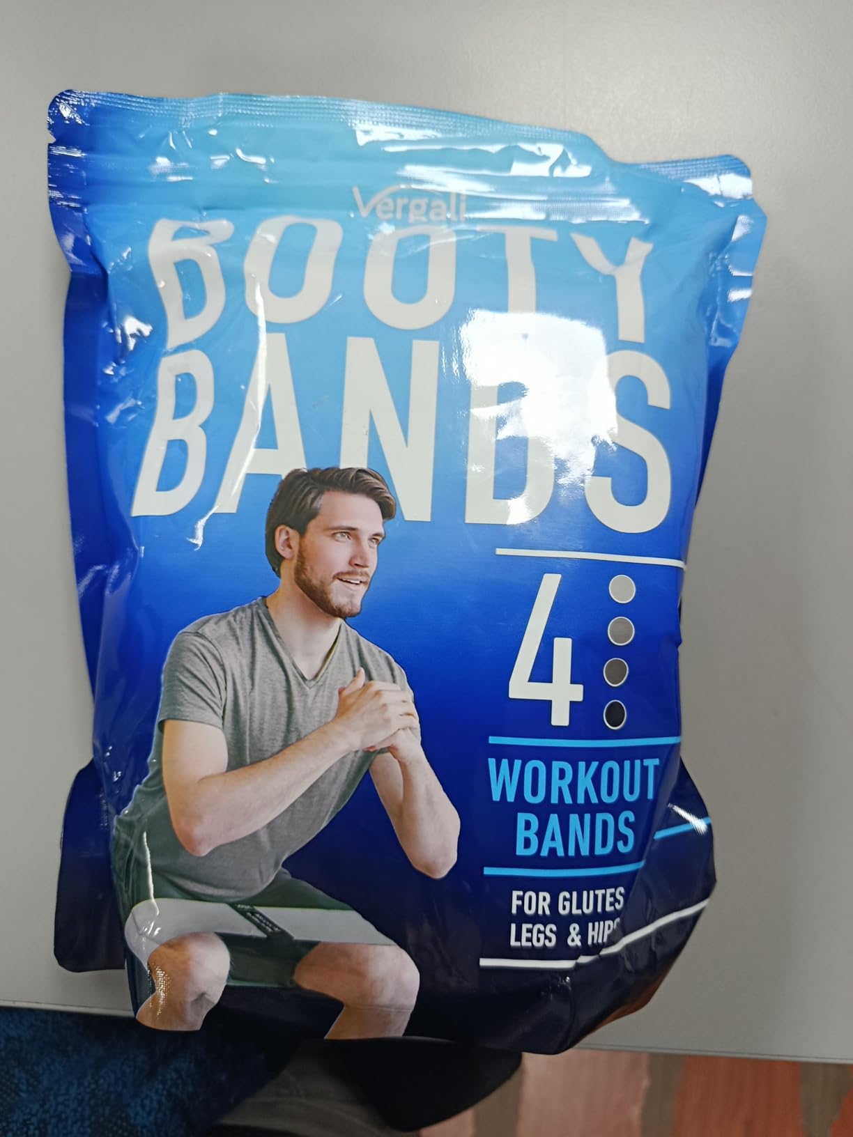 Resistance Bands for Working Out with Workout Bands Guide. 4 Booty Bands for Women Men Fabric Elastic Bands for Exercise Bands Resistance Bands for Legs Bands for Working Out Hip Thigh Glute Bands Set - Customer Photo 2