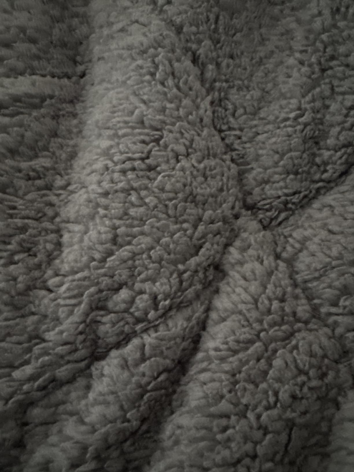 Cottonblue Weighted Blanket 15 lbs Queen Size 60x80 inches, Flannel Shaggy Sherpa Weighted Blanket for Adults Comfortable Weighted Blankets for Calming and Relax, Bed Sofa Heavy Blankets, Grey - Customer Photo 2