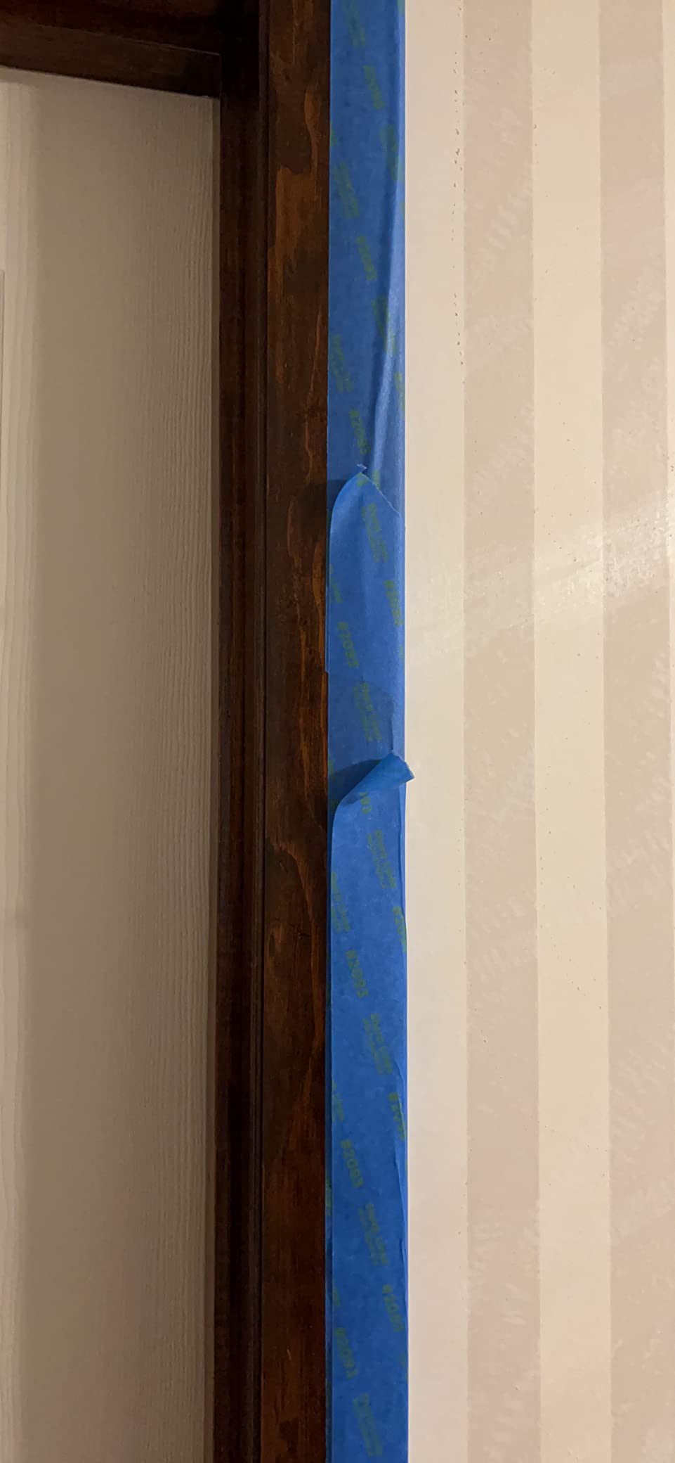 ScotchBlue Sharp Lines Multi-Surface Painter's Tape, 1.41 Inches x 60 Yards, 3 Rolls, Blue, Paint Tape Protects Surfaces and Removes Easily, Edge-Lock Painting Tape for Indoor and Outdoor Use - Customer Photo 2