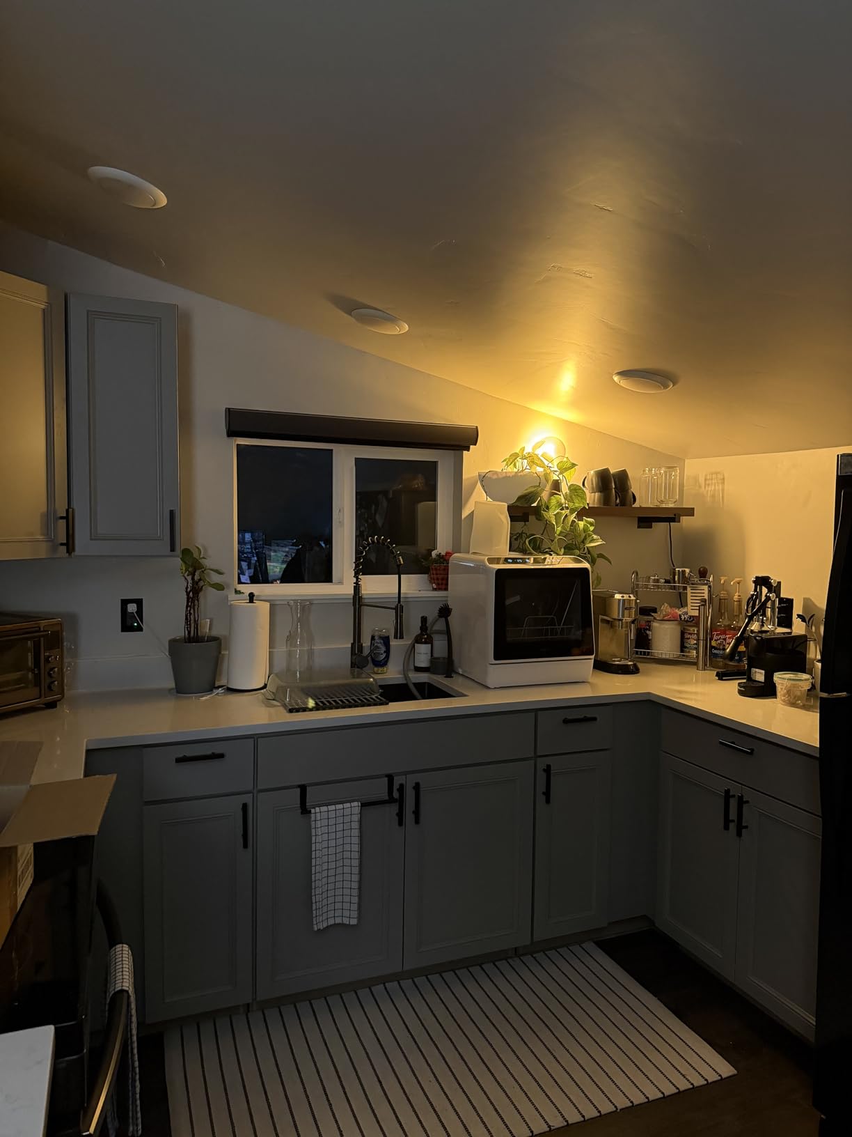 NOVETE Portable Countertop Dishwashers, Compact Dishwashers with 5L Built-in Water Tank & Inlet Hose, 5 Washing Programs, Baby Care, Air-Dry Function and LED Light for Small Apartments - Customer Photo 2