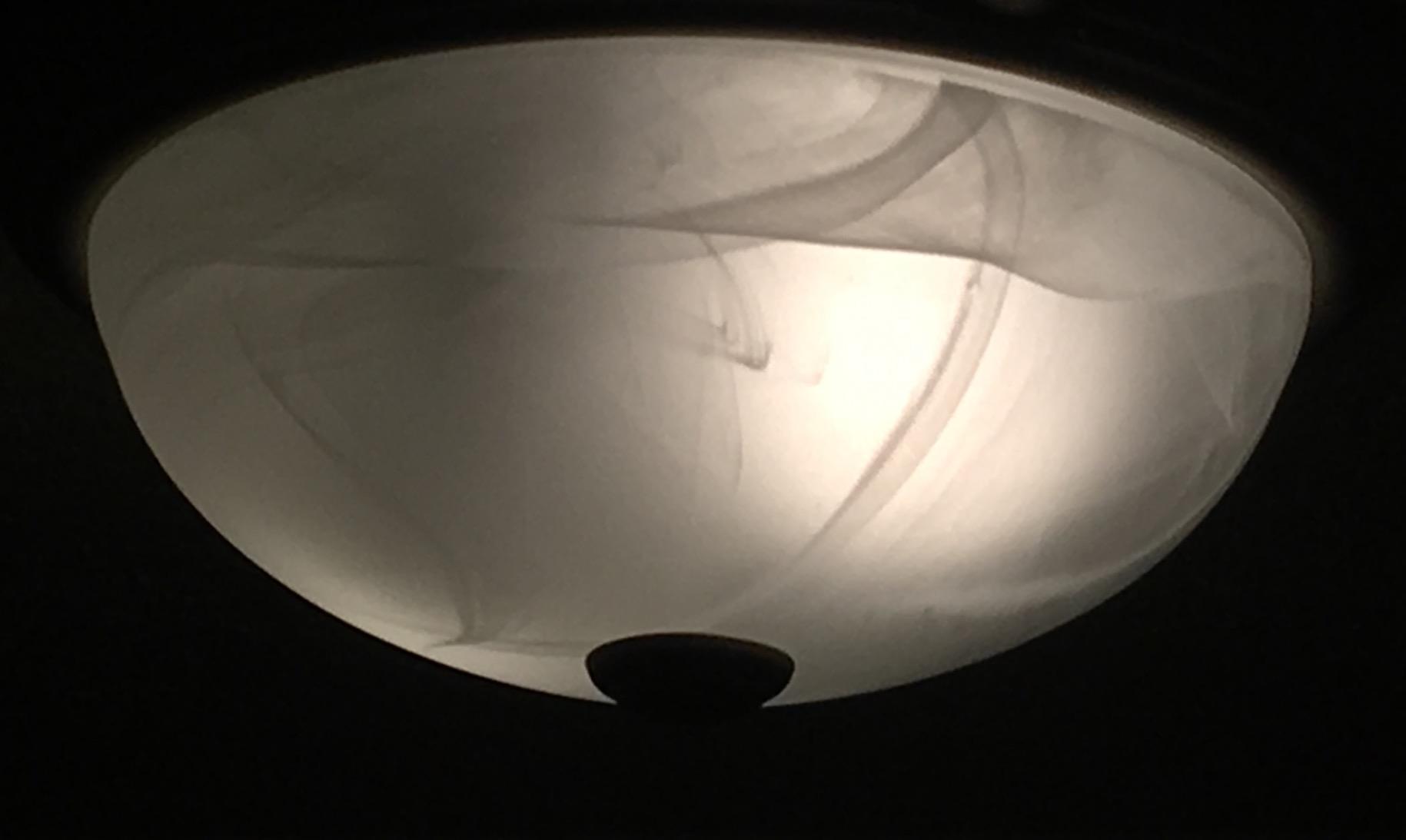 DESIGNERS FOUNTAIN Reedley 2-Lights Flush Mount Ceiling Light, 11 Inch Lighting Fixture for Kitchen, Bedroom, Bathroom, and Hallway, Matte Black with Etched Glass, 1257S-MB-WB - Customer Photo 4