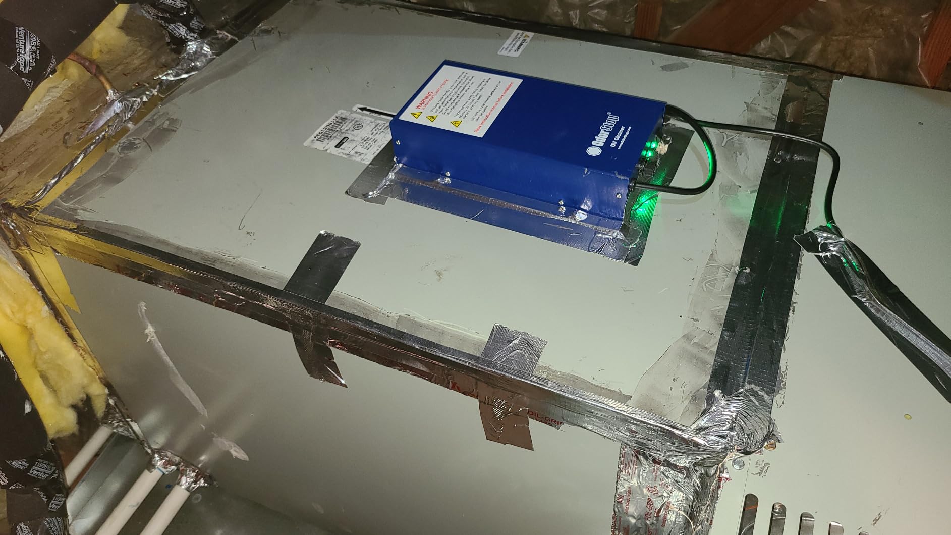 OdorStop OS721 72W UV Air Purifier with 16-in Bulbs - Customer Photo 2