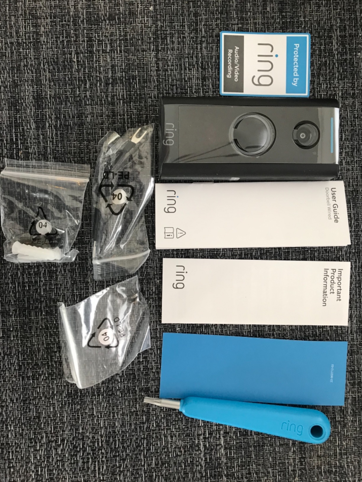 Ring Video Wired Doorbell (newest model), Home or business security, Two-Way Talk, advanced motion detection, HD camera and real-time alerts to monitor your front door (wiring required) - Customer Photo 2