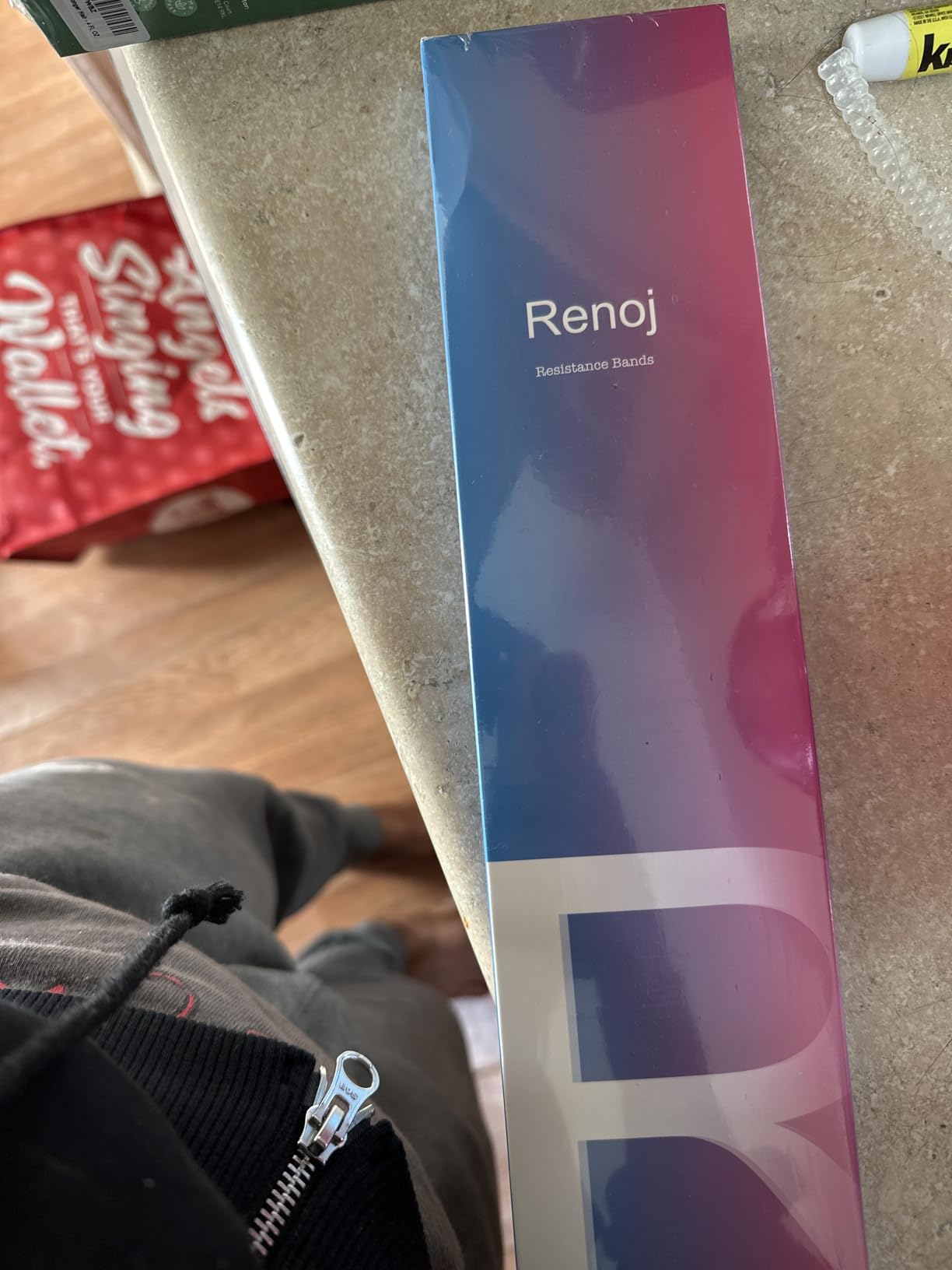 Resistance Bands for Working Out, 5-Pack Elastic Exercise Bands for Strength Training, Stretching, Workout; Home Gym Equipment for Women Men, Pilates Yoga Physical Therapy, Leg Glute Arm Exercise Kit - Customer Photo 1