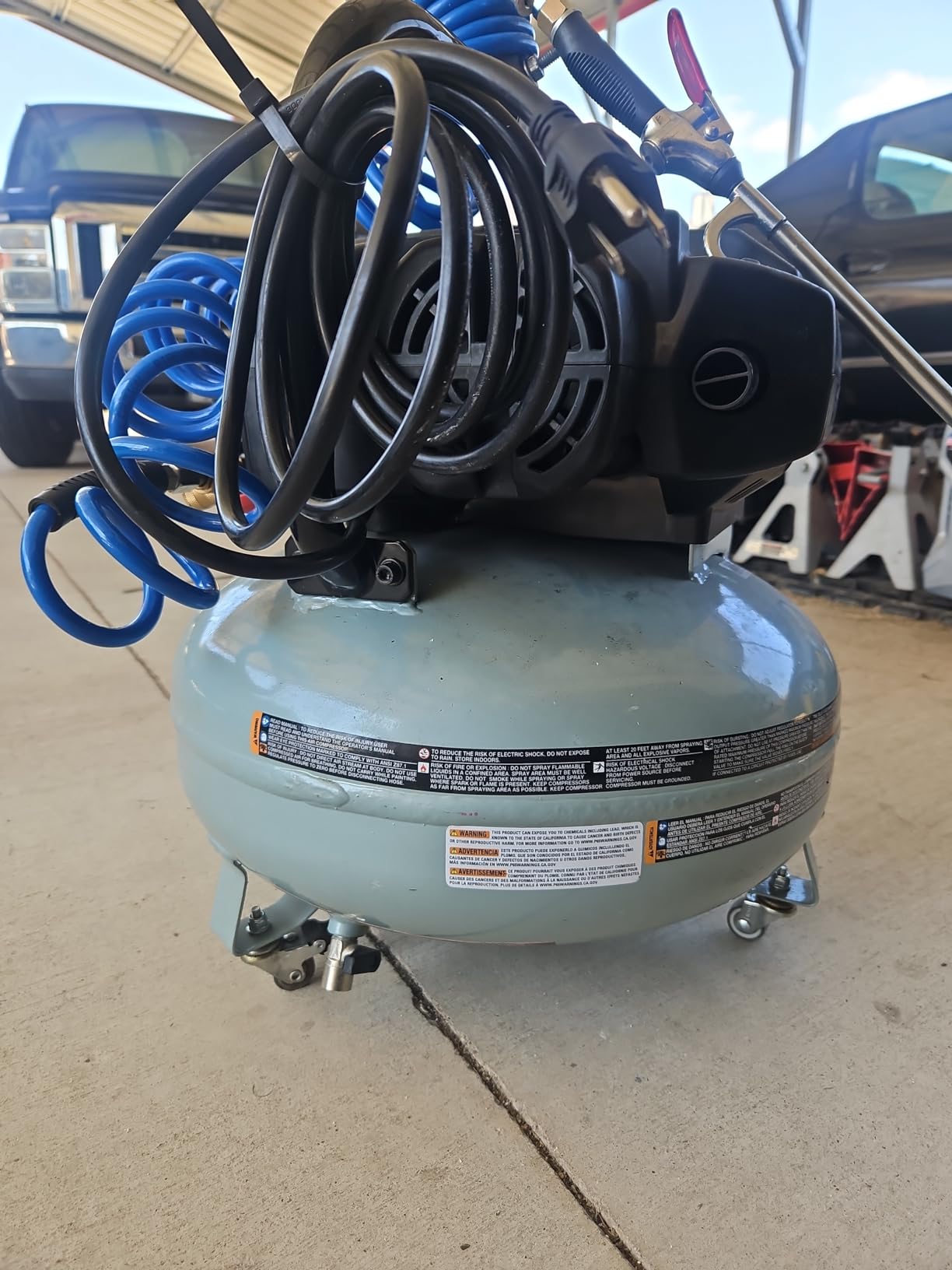 Metabo HPT Air Compressor, THE TANK, Portable Pancake 200 PSI - Customer Photo 2