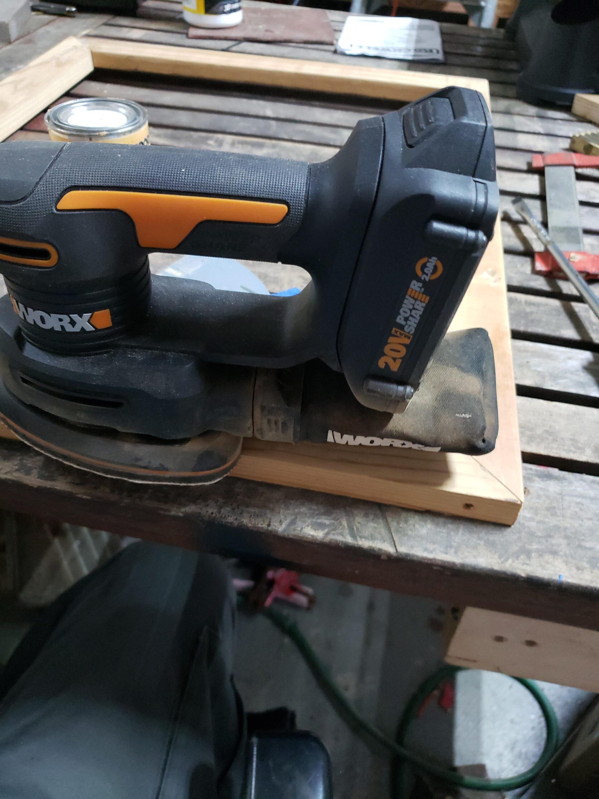 Worx WX822L.9 20V Power Share Cordless Detail Sander (Tool Only) - Customer Photo 2