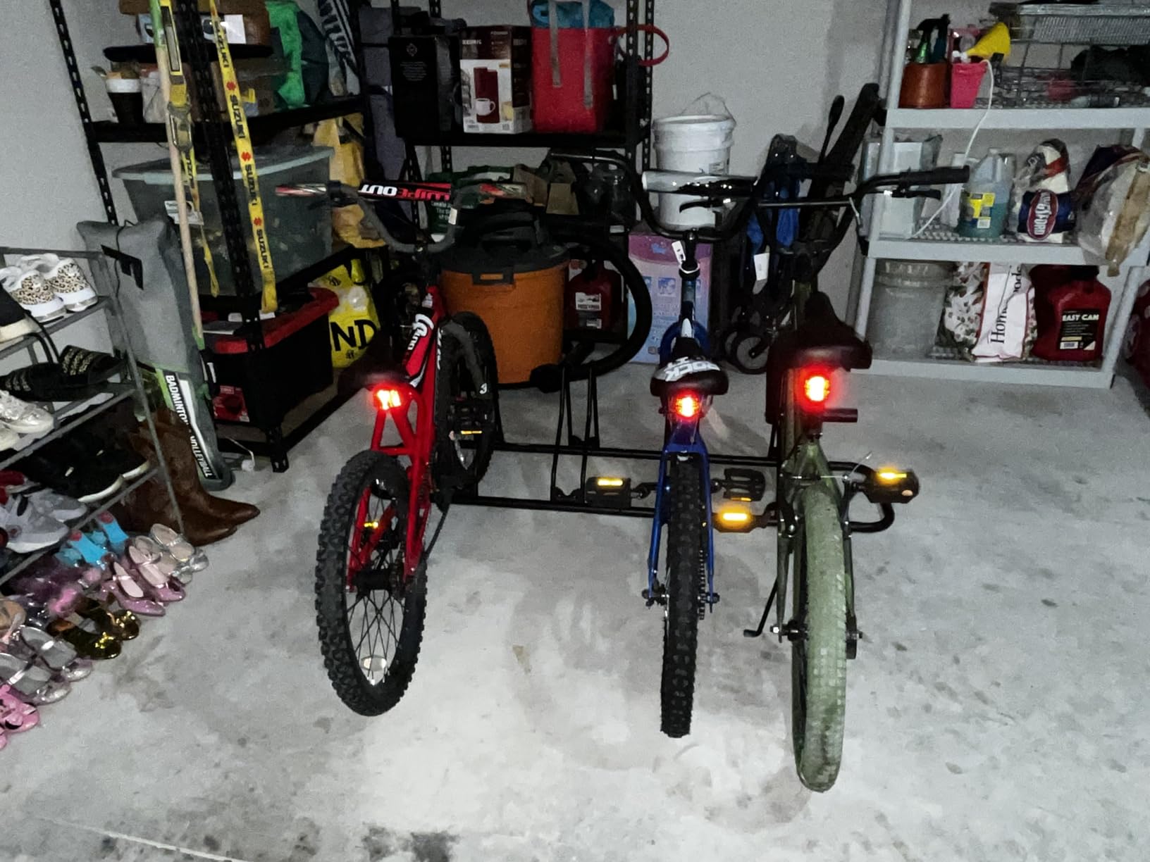 CyclingDeal Bike Rack Floor Parking Bike Stand for up to 6 Bicycles | Indoor, Home & Garage Storage Rack | Stable & Secure Bicycle Stand w/ Tire Grooves Up to 29