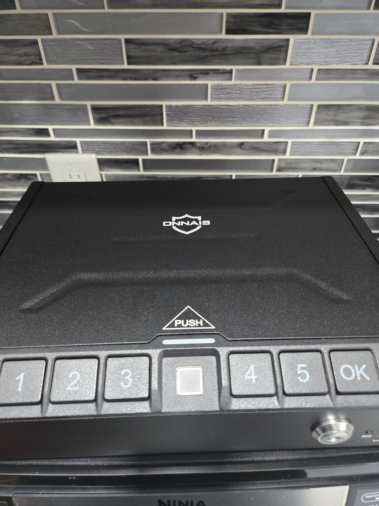 ONNAIS Iron SE Biometric Gun Safe – Quick Access Handgun Safe with Fingerprint & Keypad Lock for Home, Nightstand, Bedside - Customer Photo 1