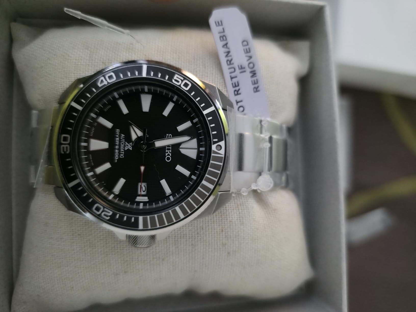 SEIKO SRPF03 Automatic Dive Watch for Men - Prospex Special Edition - LumiBrite Hands, Sapphire Crystal - Water Resistant 200M - Customer Photo 2