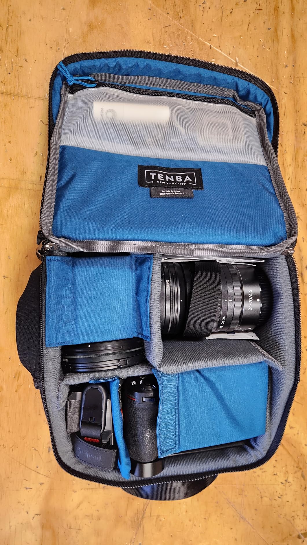 Tenba BYOB 10 DSLR Backpack Insert - Turns any bag into a camera bag for DSLR and Mirrorless cameras and lenses – Black (636-624) - Customer Photo 1