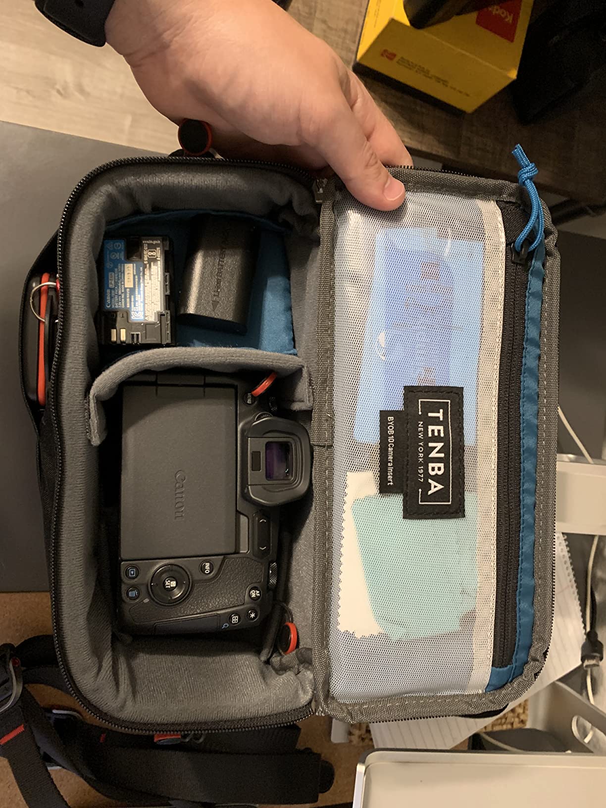 Tenba BYOB 10 Camera Insert - Turns any bag into a camera bag for DSLR and Mirrorless cameras and lenses – Black (636-630) - Customer Photo 1