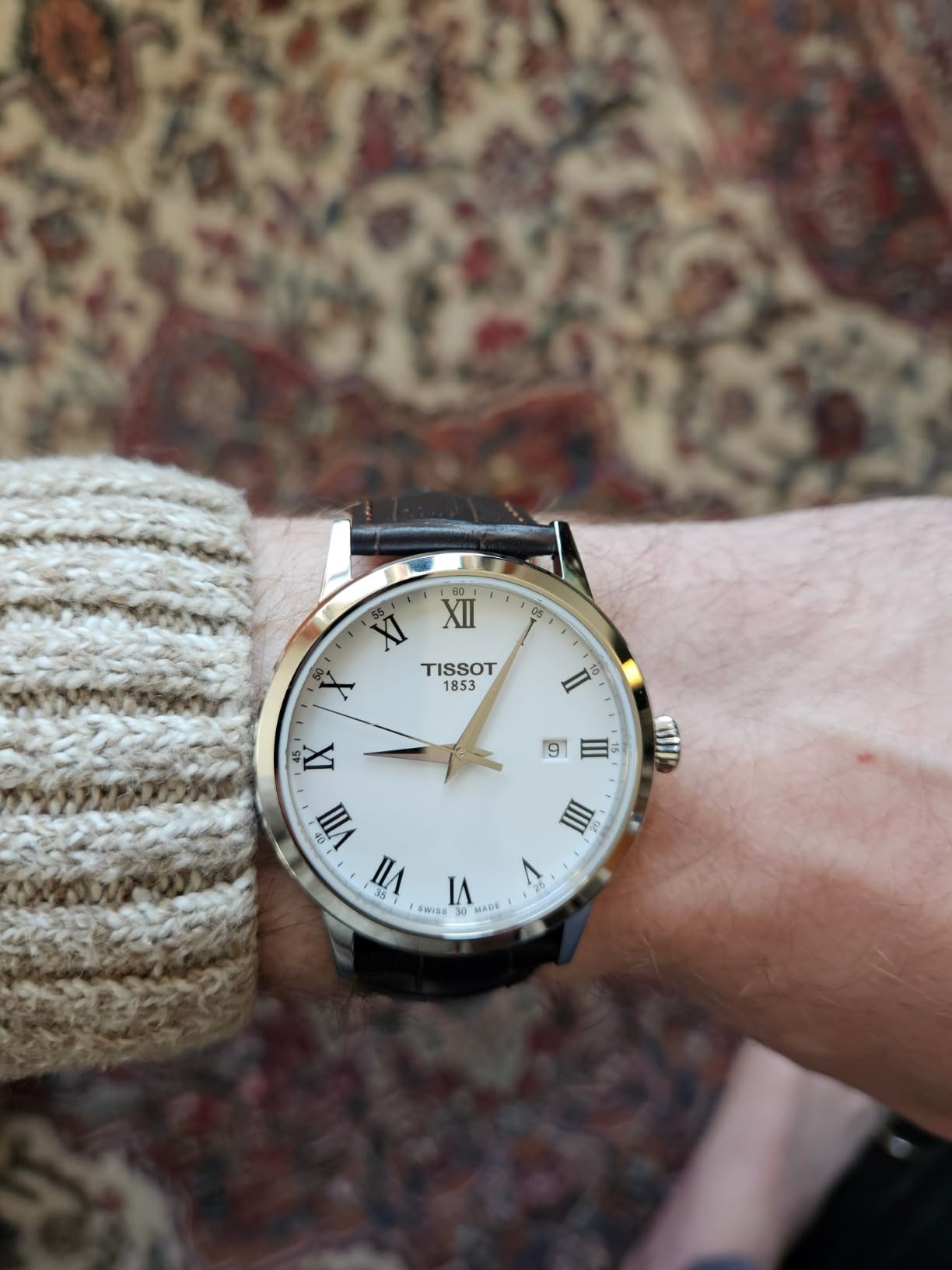 Tissot Mens Classic Dream Stainless Steel Dress Watch - Customer Photo 2