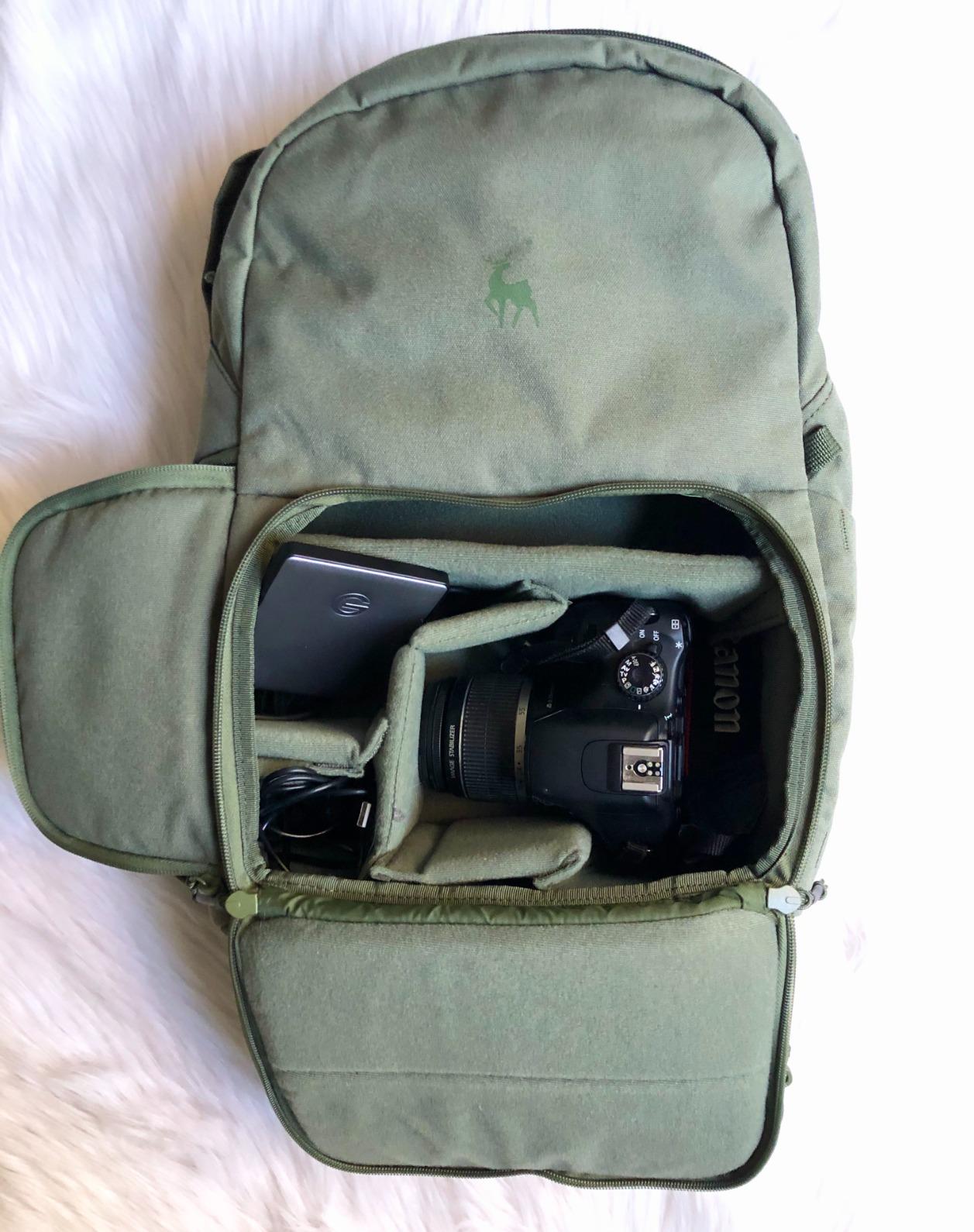 BREVITE The Jumper - Compact Camera Backpacks for Photographers - A Minimalist & Travel-friendly Photography Backpack Compatible With Both Laptop & DSLR Accessories 18L (Pine Green) - Customer Photo 3