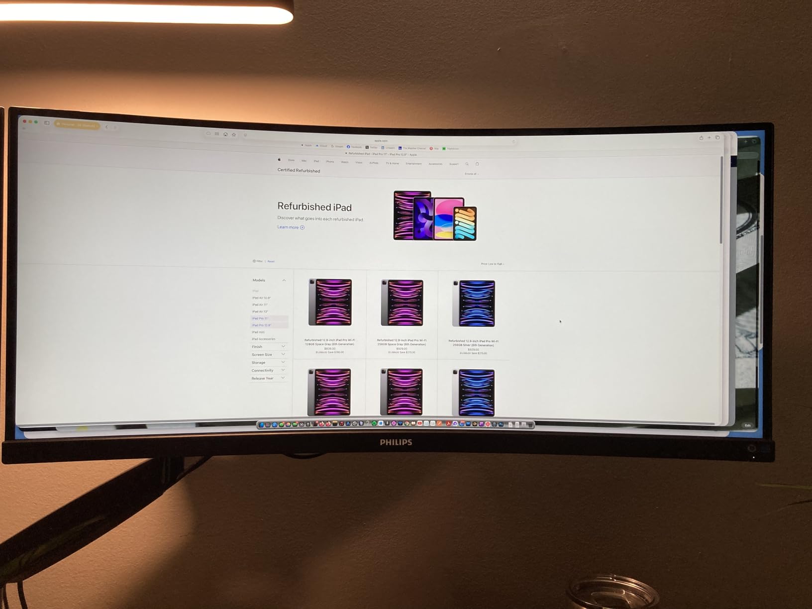 Philips 346E2CUAE 34'' Curved Frameless UltraWide QHD 3440x1440,100Hz 1ms MPRT, sRGB 121%, USB-C Charging, MultiView PIP/PBP, Height Adjustable, 4Yr Advance Replacement - Customer Photo 3