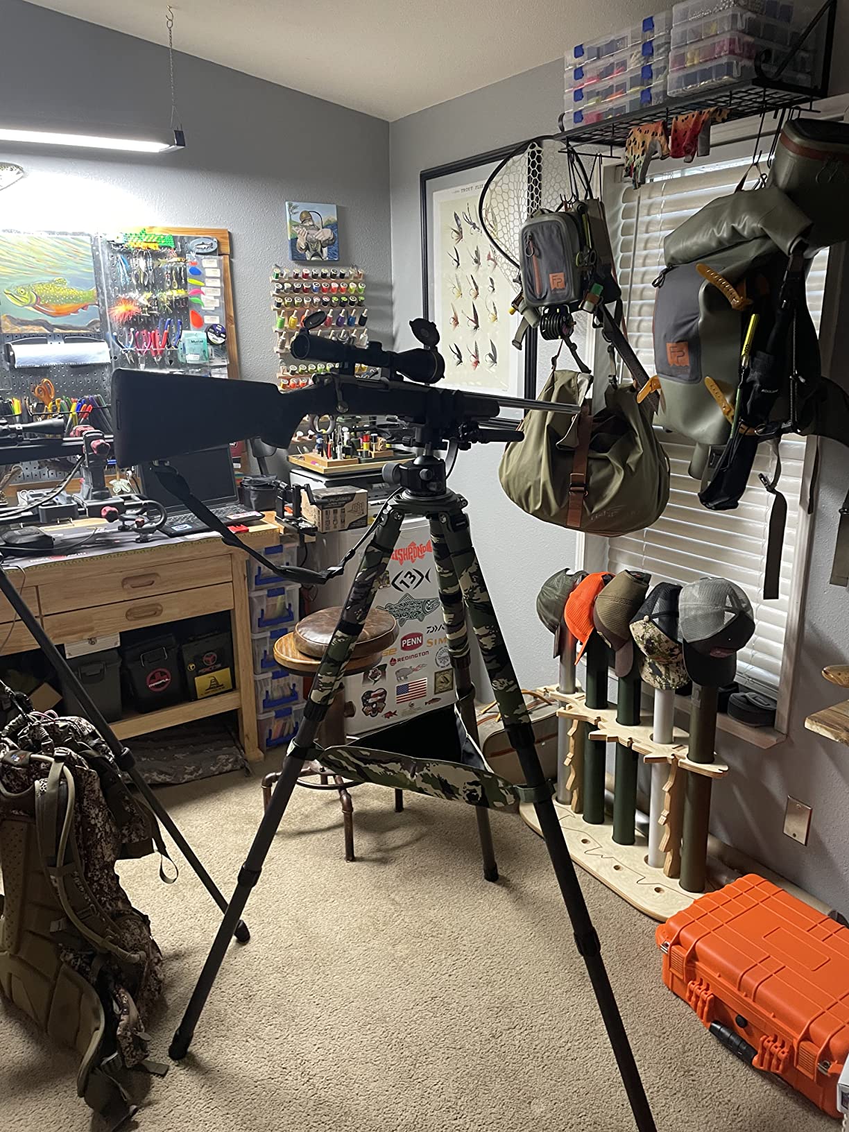 INNOREL RT90CM Carbon Fiber Bowl Tripod - Heavy Duty With 75mm Bowl Adapter, 40mm Leg Tube, Ultra Stable Professional Camera Tripod, Max Load 88lb/40kg, Camouflage Sleeve - Customer Photo 2