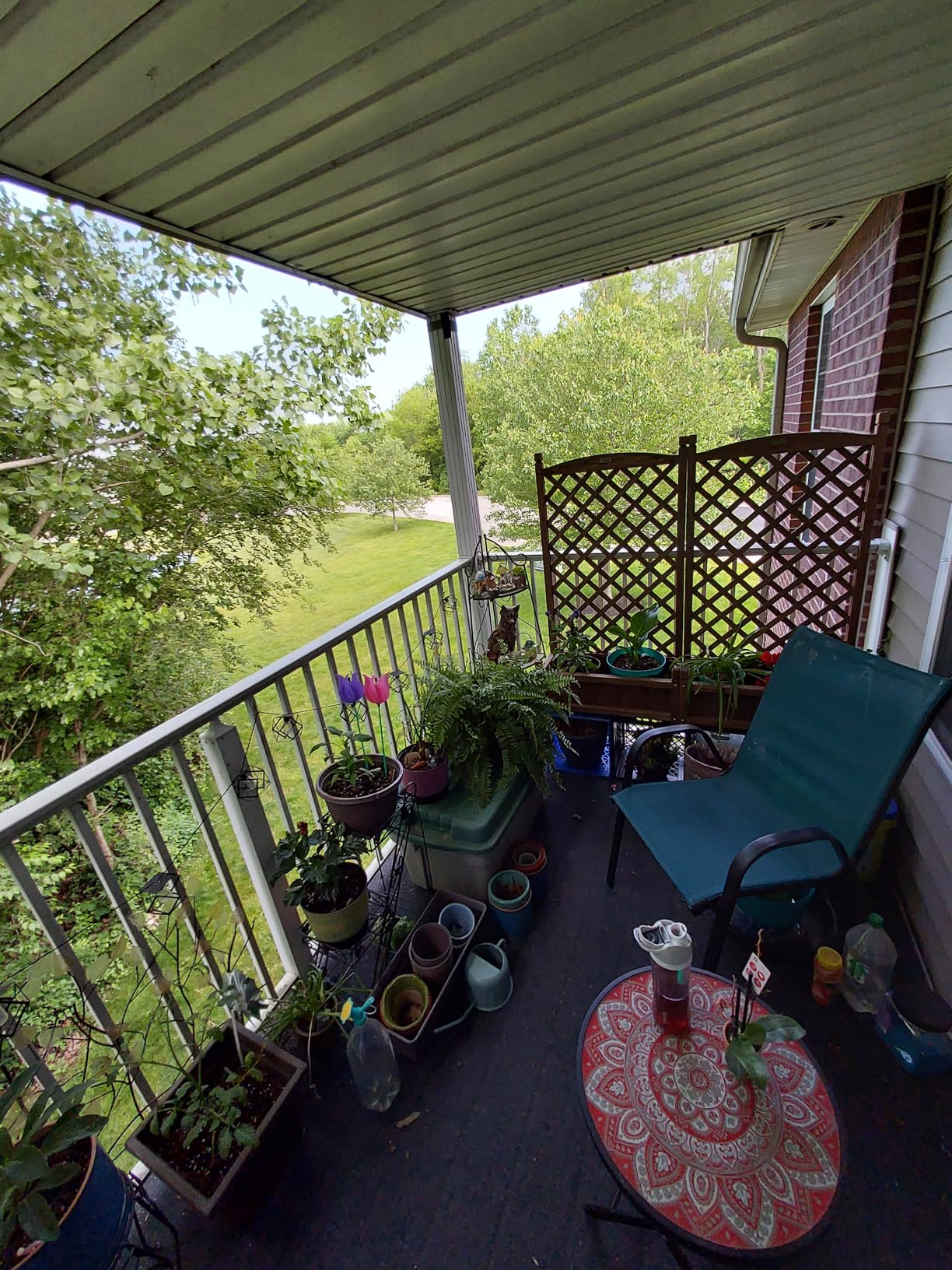 Best Choice Products Set of 2 48in Wood Planter Box & Diamond Lattice Trellis, Mobile Outdoor Raised Garden Bed for Climbing Plants w/Drainage Holes, Optional Wheels - Walnut - Customer Photo 2