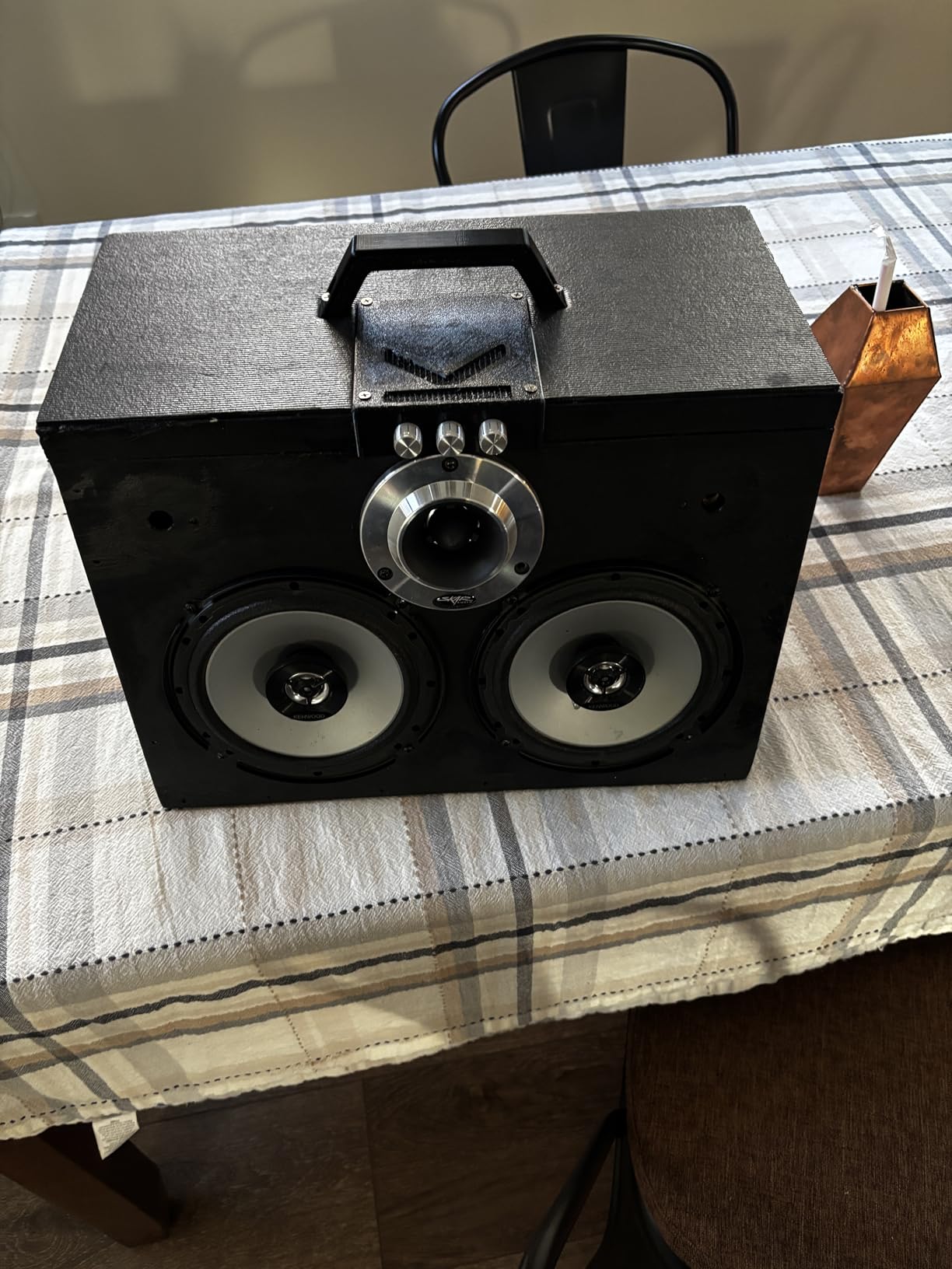 ARRAROWN ZK-1002T PRO 2.0 Channel Bluetooth 5.0 Amplifier Board 200W HiFi Subwoofer Audio AMP with Treble and Bass, BT USB and AUX Inputs, DC 12-24V 2.0 Channel Stereo AMP Module for DIY Speakers - Customer Photo 2