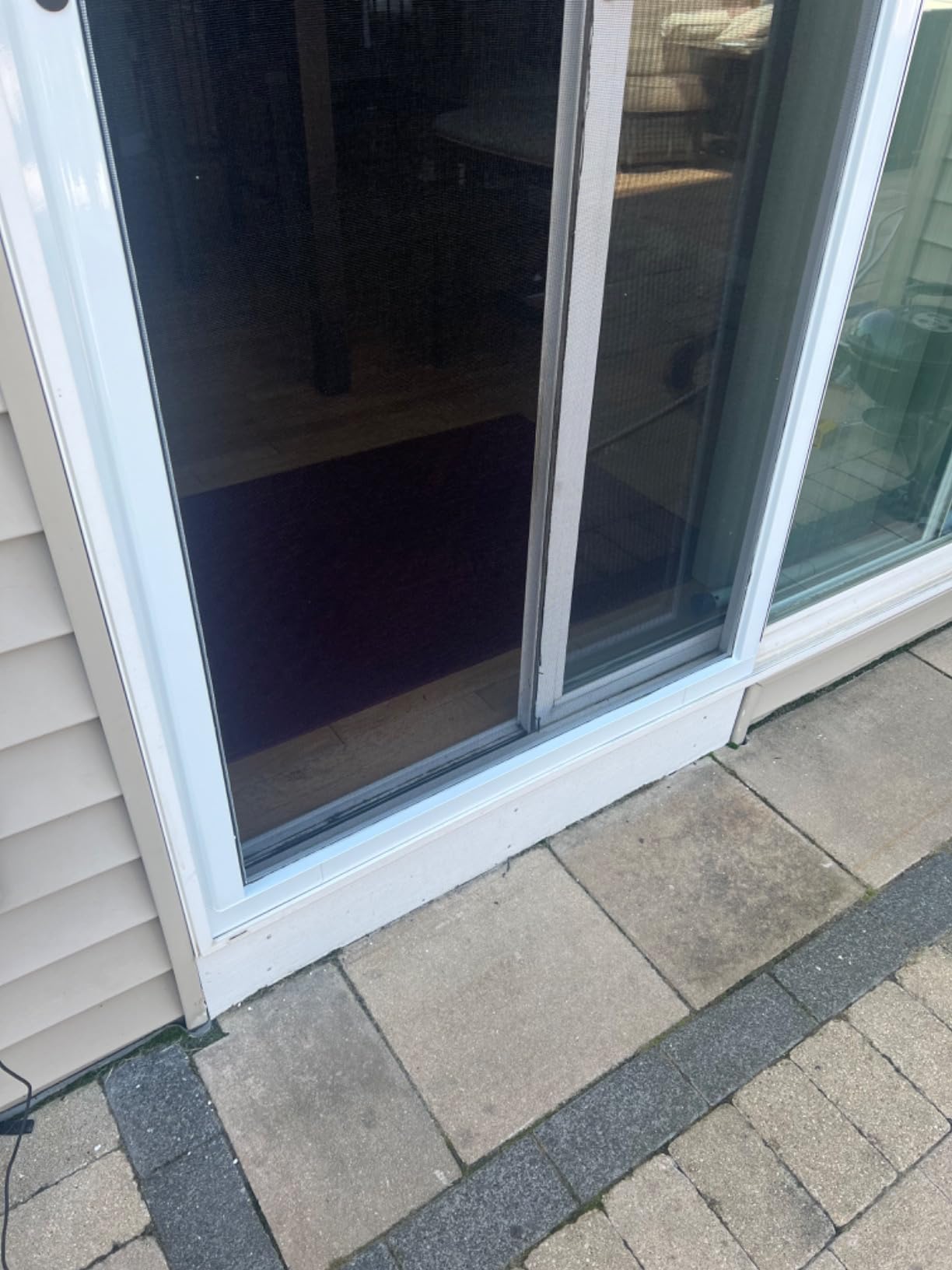 K.D. Heavy Duty Aluminum Sliding Patio Screen Door Kit - 2.5