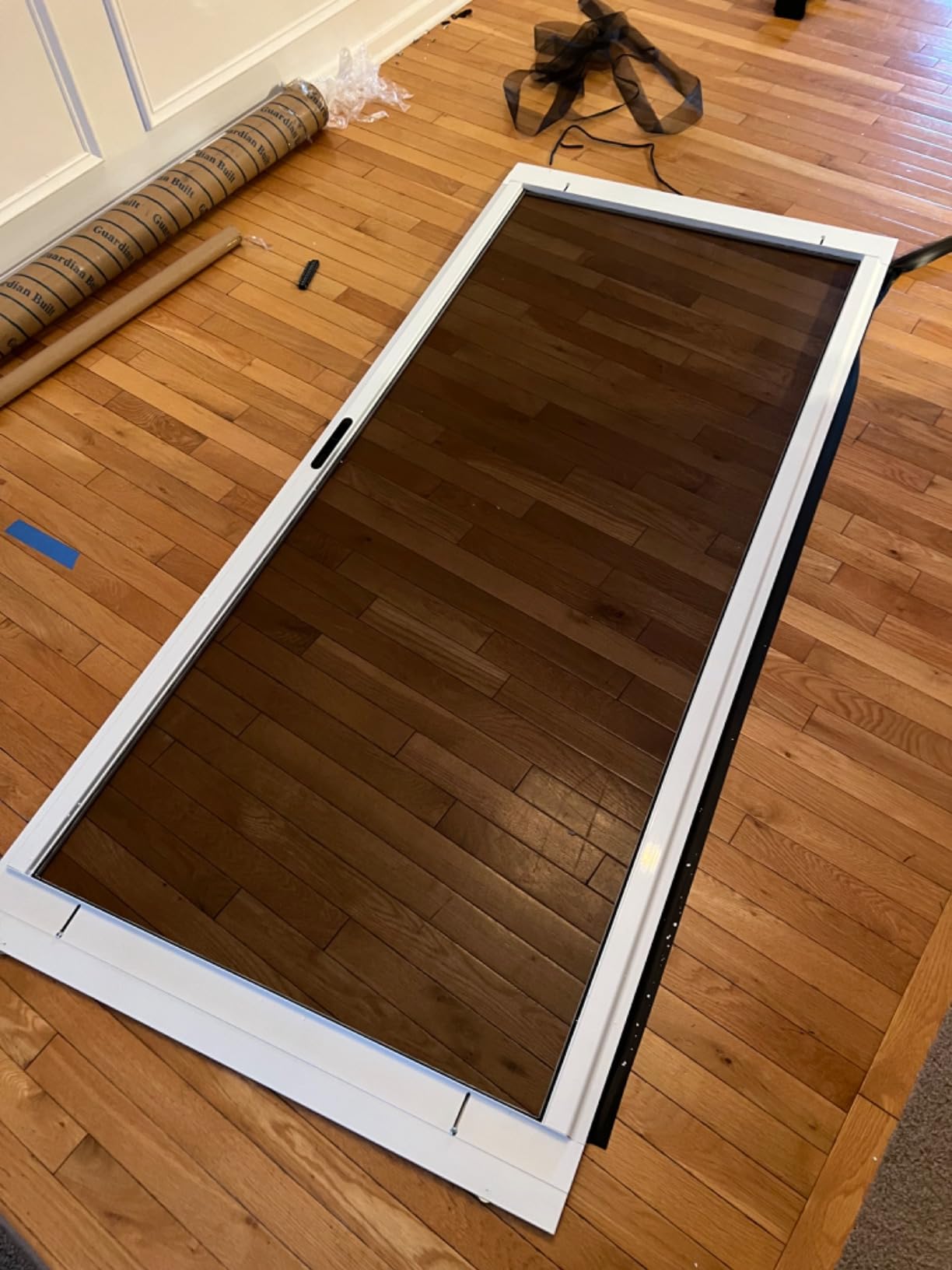 K.D. Heavy Duty Aluminum Sliding Patio Screen Door Kit - 2.5