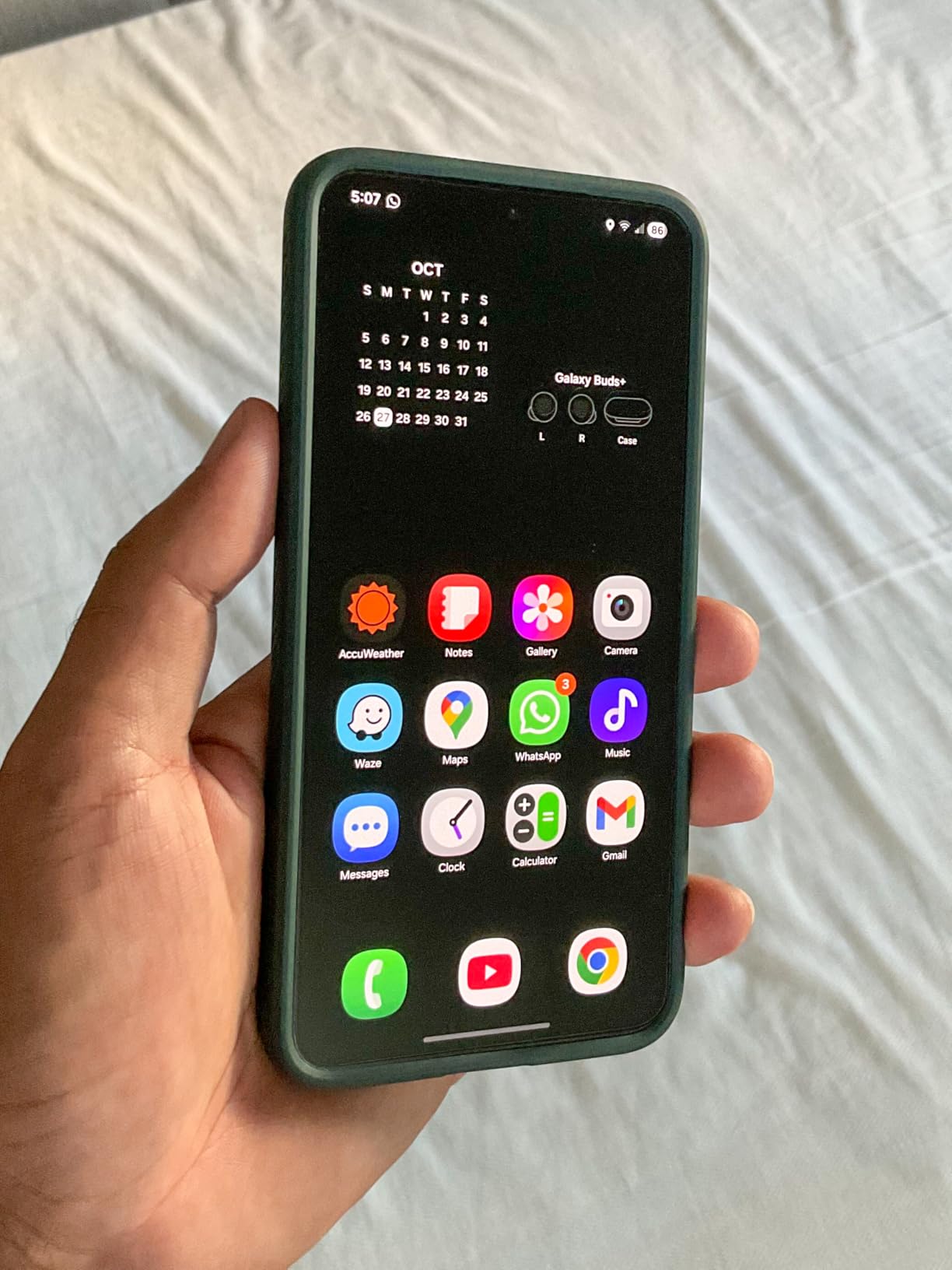 Spigen Liquid Air [Military Grade] Designed for Galaxy S21 Case (2021) - Matte Black - Customer Photo 2