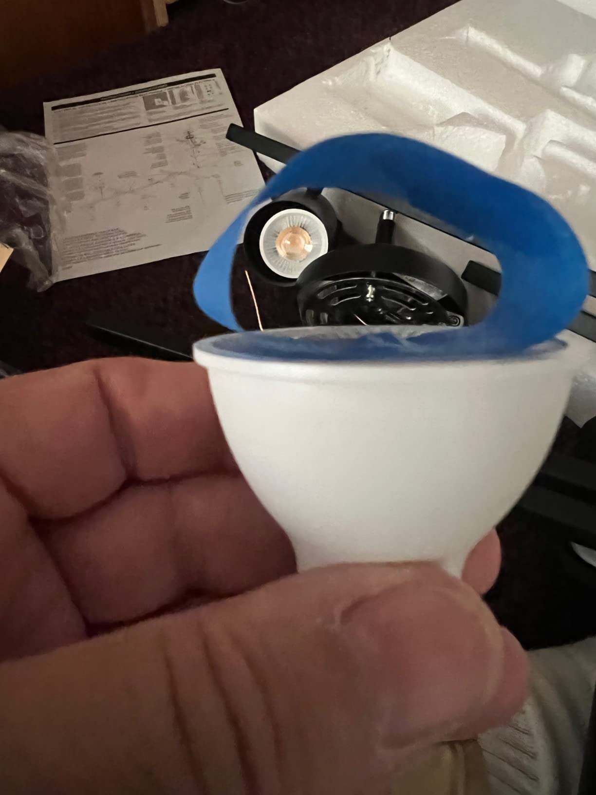 GLOBE Electric 59829 64 inch 6-Light Track Lighting, Matte Black Finish, Center Swivel Bar, Adjustable Heads, GU10 Base, Dimmable, Modern Industrial Lighting - Customer Photo 1