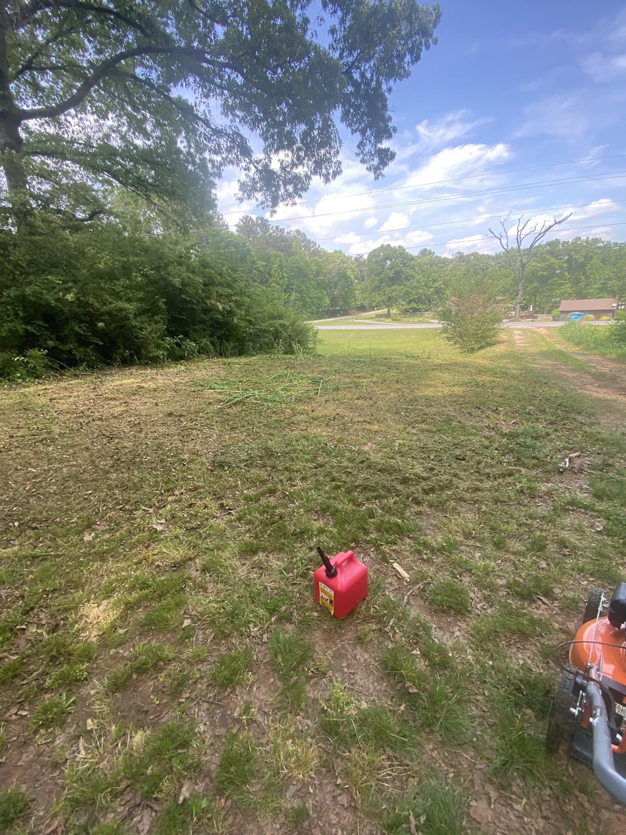 YARDMAX 21 in. 170cc 3-in-1 Gas Walk Behind Push Lawn Mower with High Rear Wheels - Customer Photo 2