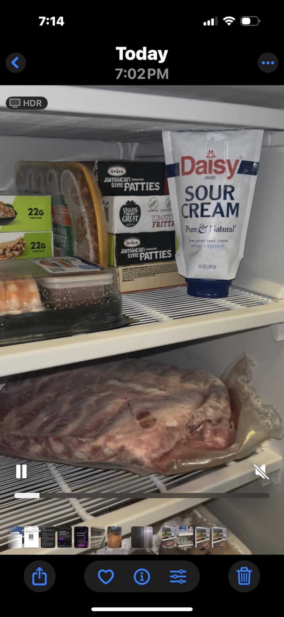 Frigidaire Upright Freezer, 6.5 cu. ft., Deep Freeze, Vinyl Coated Metal with Wire Shelving, Compact for Kitchen, RV, Dorm, Cabin, and Trailer, Platinum Design Series, Silver - 21D x 23W x 56H - Customer Photo 1