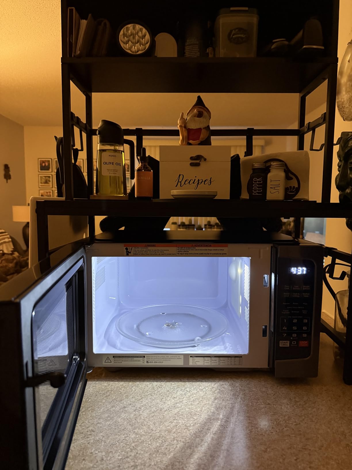 Toshiba ML-EM62P(SS) Large Countertop Microwave with Smart Sensor, 6 Menus, Auto Defrost, ECO Mode, Mute Option & 16.5