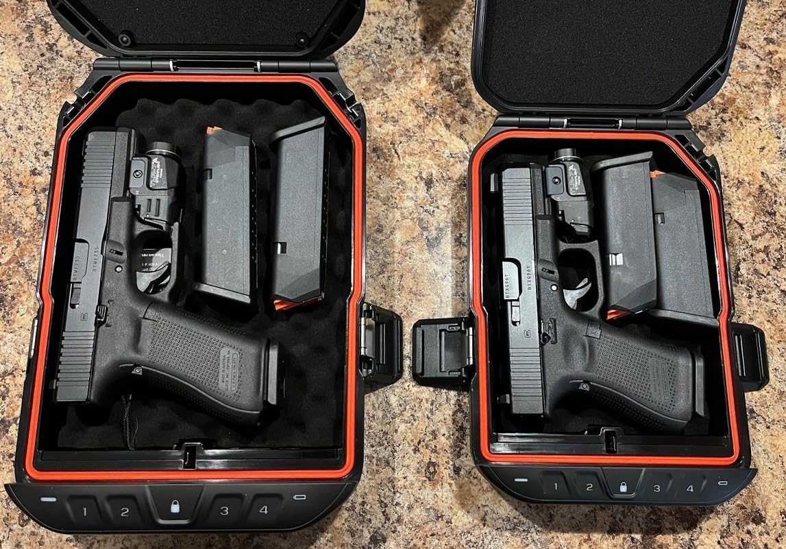 VAULTEK LifePod 20 Full-Size Lockable Weatherproof Case with Built-in Lock, Steel Security Cable, & TSA Handgun Case - Customer Photo 1