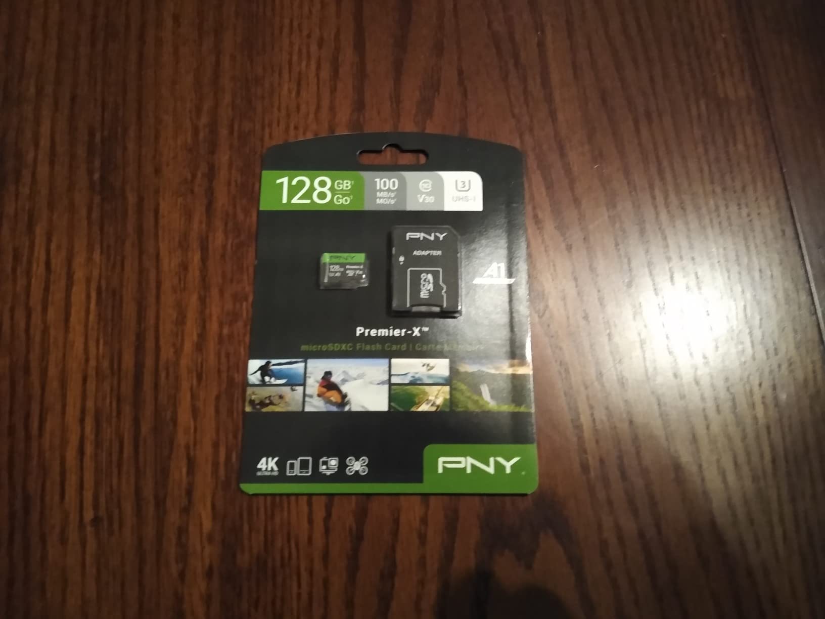 PNY 256GB Premier-X Class 10 U3 V30 microSDXC Flash Memory Card - 100MB/s, Class 10, U3, V30, A1, 4K UHD, Full HD, UHS-I, Micro SD - Customer Photo 5