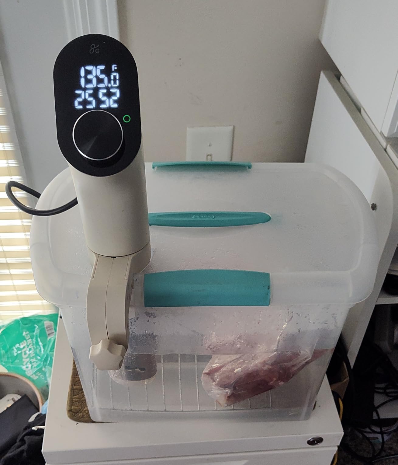 Greater Goods Kitchen Sous Vide Machine - Precision Cooker, Immersion Circulator, Brushless Motor, 1100 Watts (Onyx Black) - Customer Photo 2
