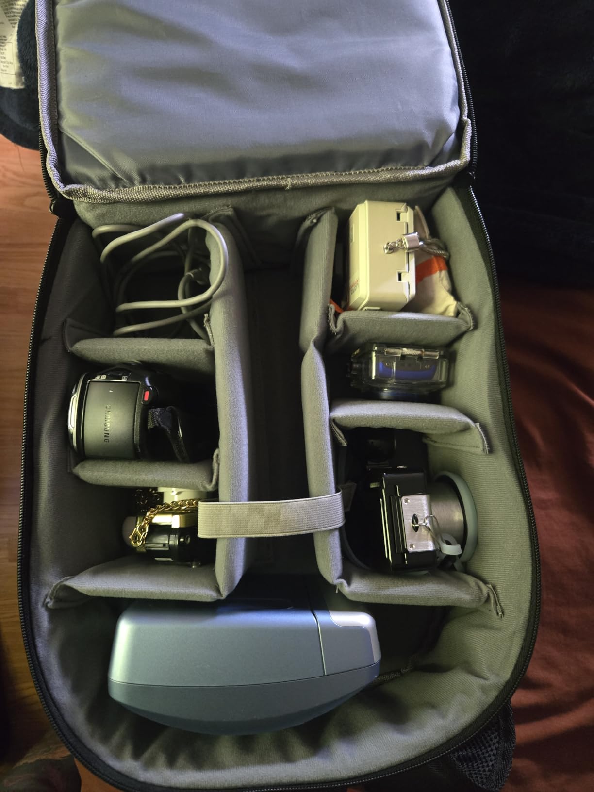 TARION Camera Backpack Bag Small - Professional DSLR Photography Case with 13 inch Laptop Compartment & Waterproof Rain Cover & Bottom Tripod Holder for Men Women Photographers - Black TB-S - Customer Photo 1