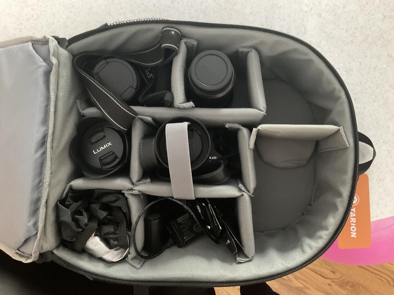 TARION Camera Backpack Bag Small - Professional DSLR Photography Case with 13 inch Laptop Compartment - Customer Photo 2