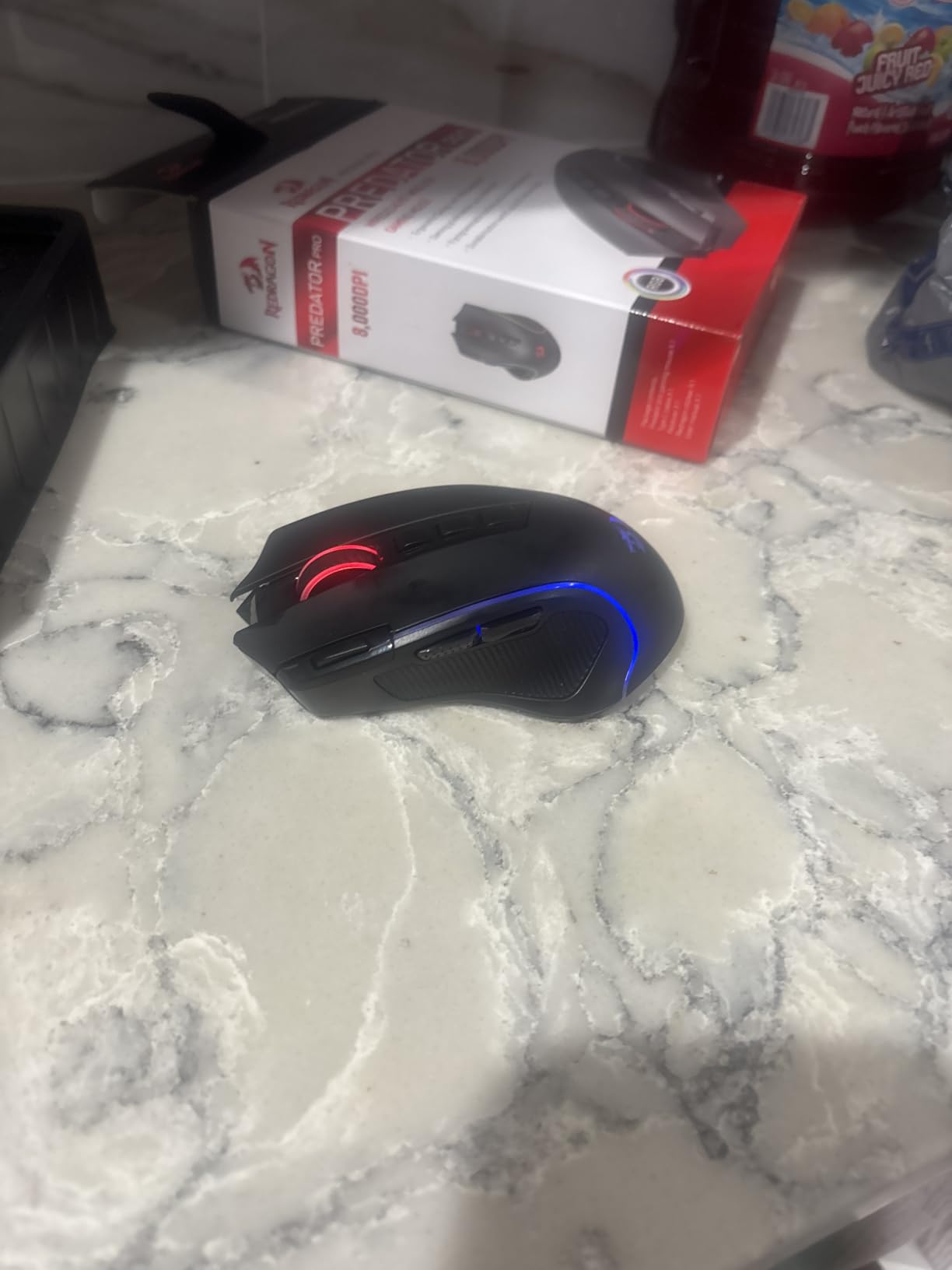 Redragon M612 Predator RGB Gaming Mouse, 8000 DPI Wired Optical Mouse with 11 Programmable Buttons & 5 Backlit Modes, Software Supports DIY Keybinds Rapid Fire Button - Customer Photo 1