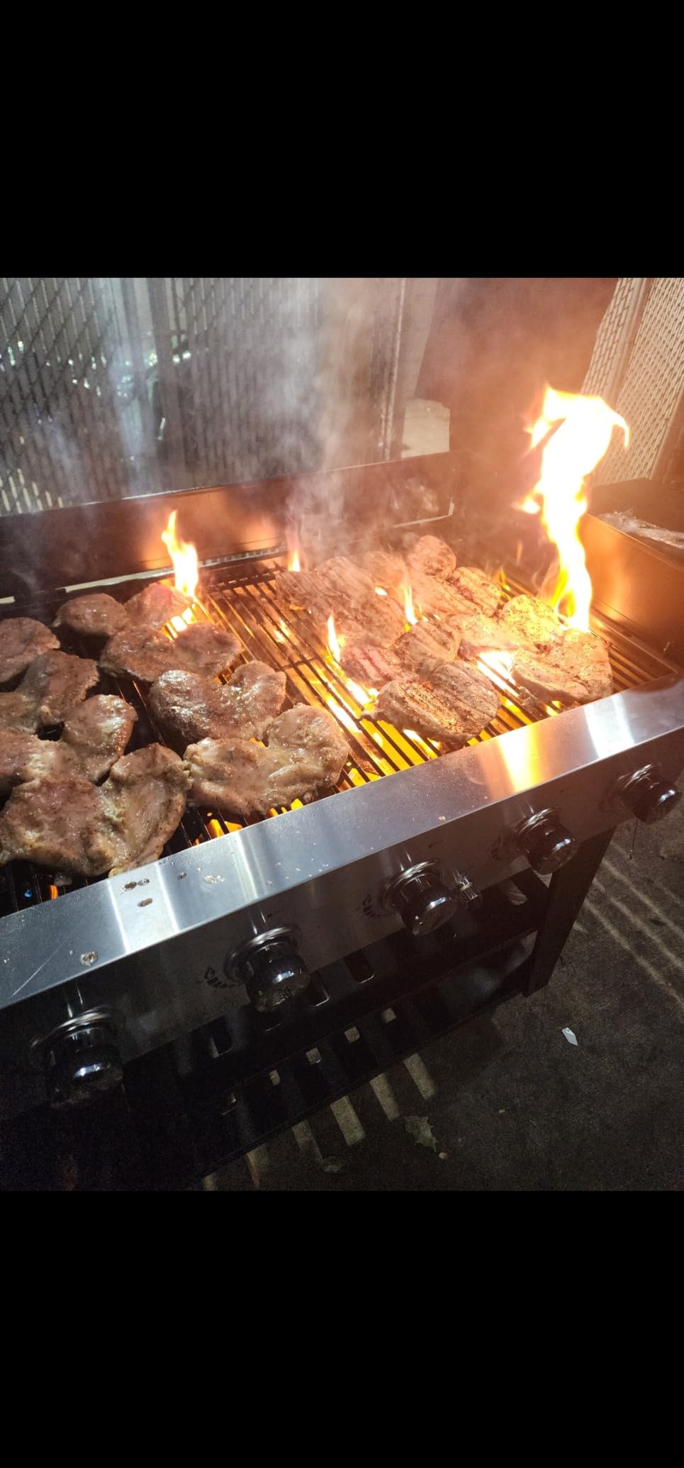 Royal Gourmet 8-Burner Gas Grill, 104,000 BTU Liquid Propane Grill, Independently Controlled Dual Systems, Outdoor Party or Backyard BBQ, Black - Customer Photo 1