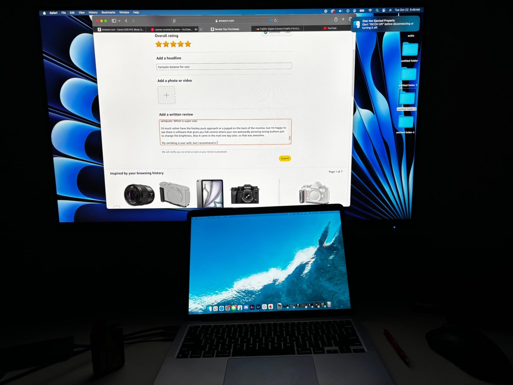 ViewSonic VP2756-4K 27 Inch 4K UHD IPS Ergonomic Monitor with Ultra-Thin Bezels, Color Accuracy, Pantone Validated, 60W USB C - Customer Photo 1