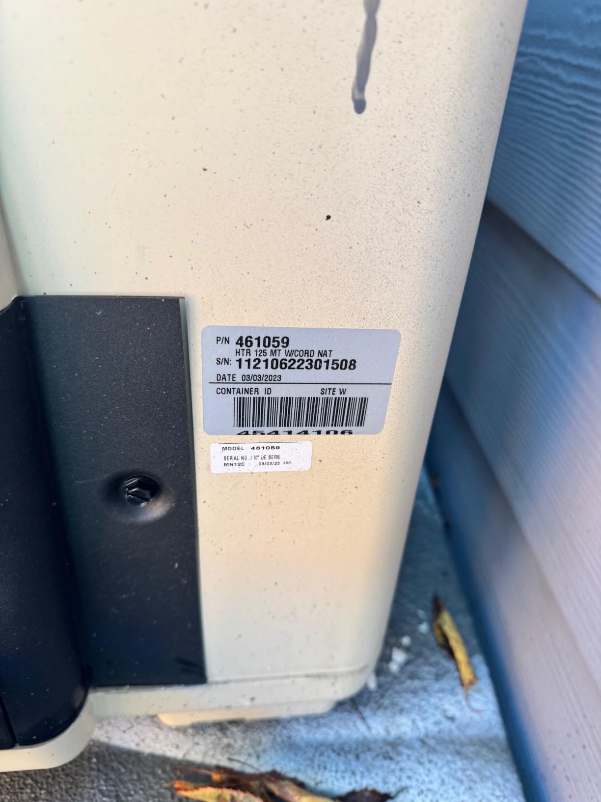 Pentair EC-462024 -Natural Gas 125K Heater - Limited Warranty - Customer Photo 1